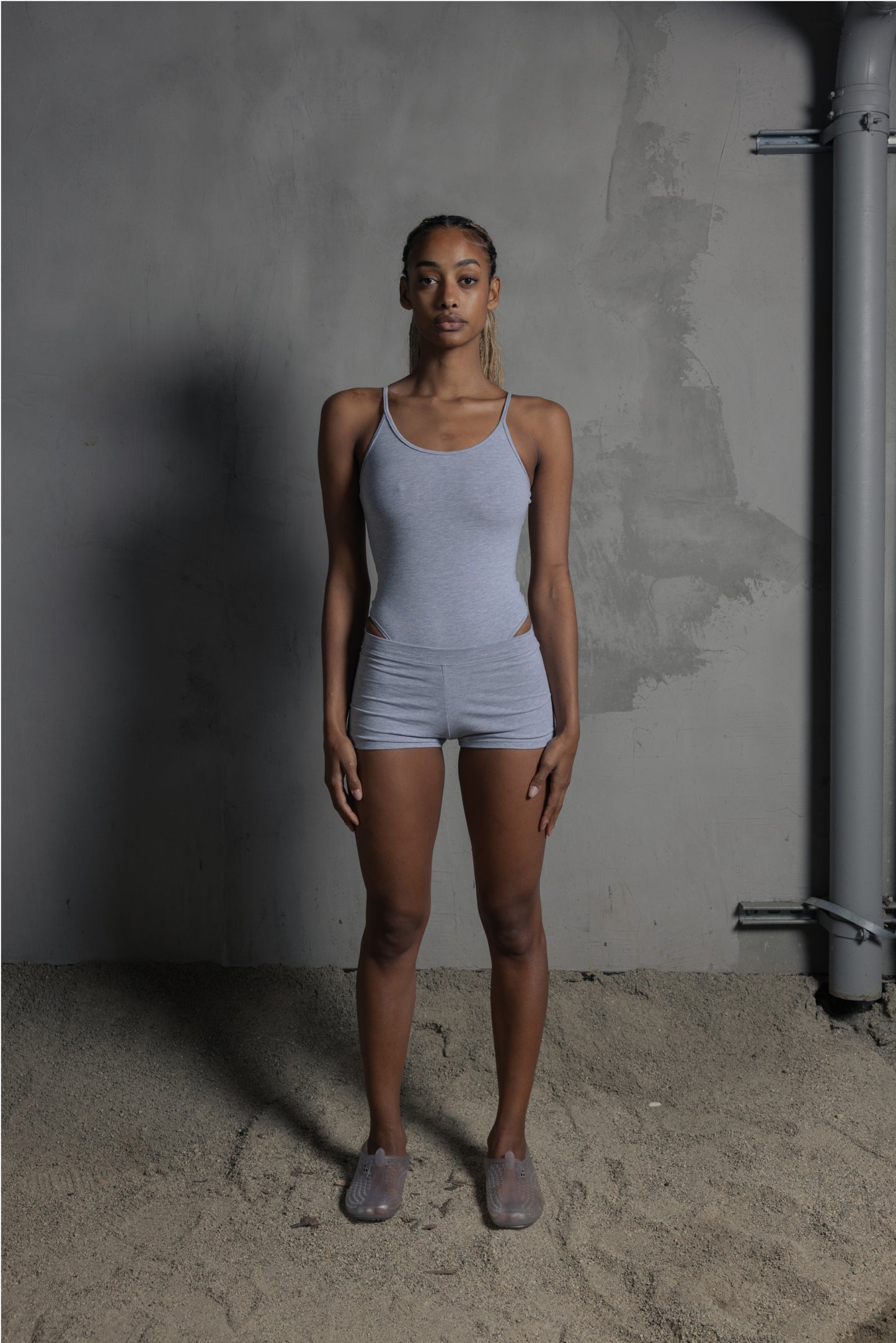 Mini Short Grey