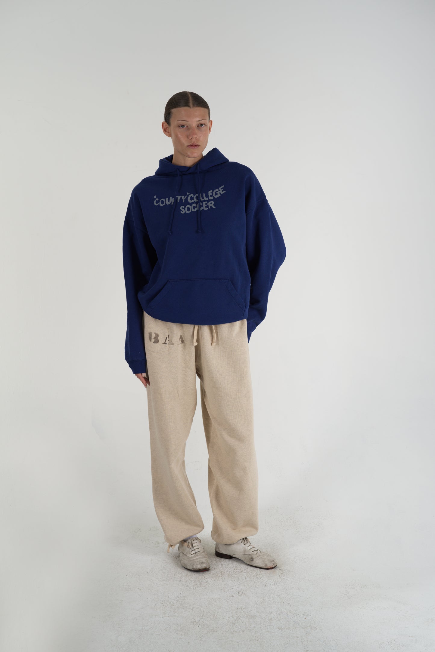 County College Soccer Pullover Blue