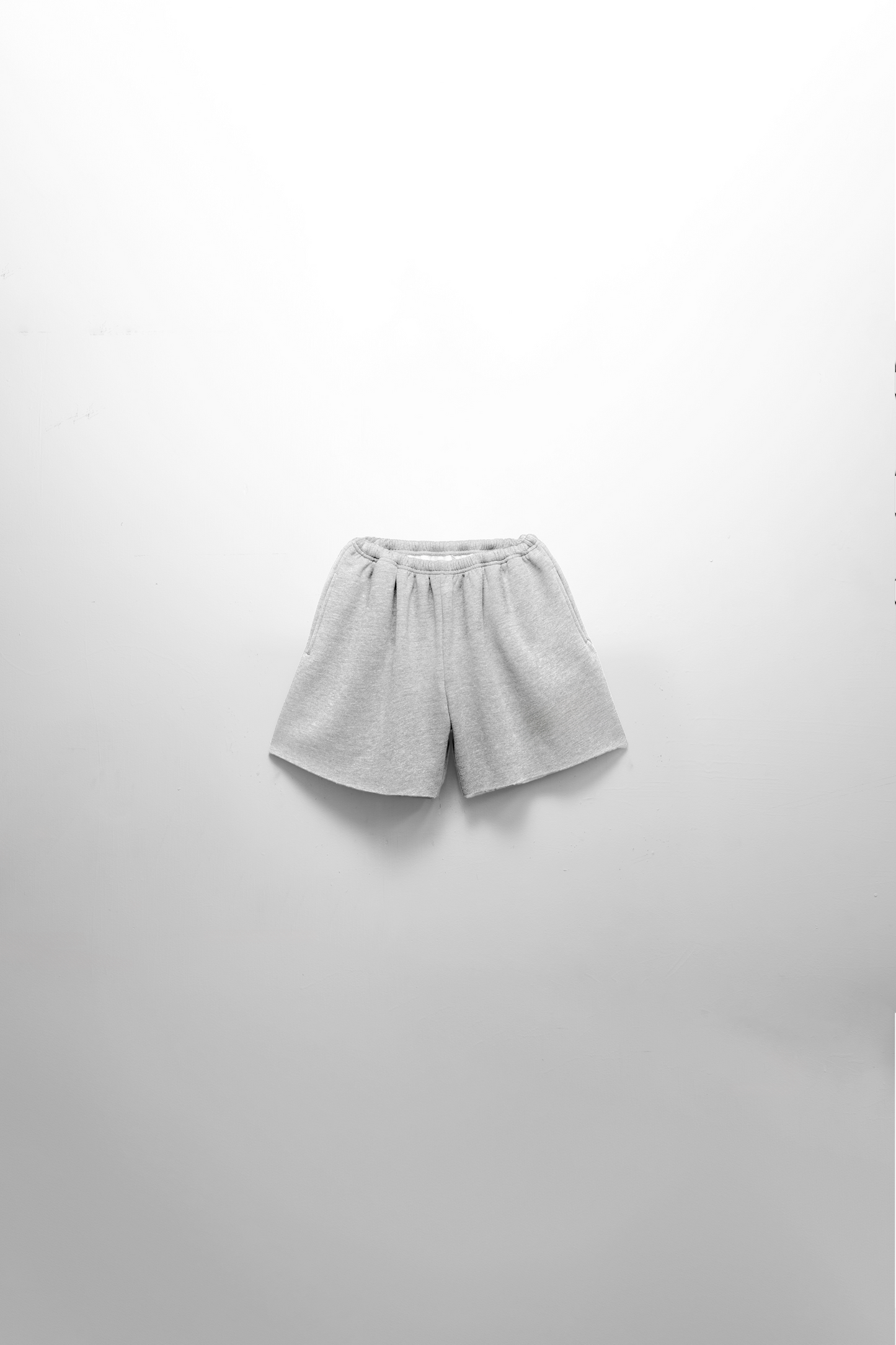 Women's Cropped Shorts Light Grey