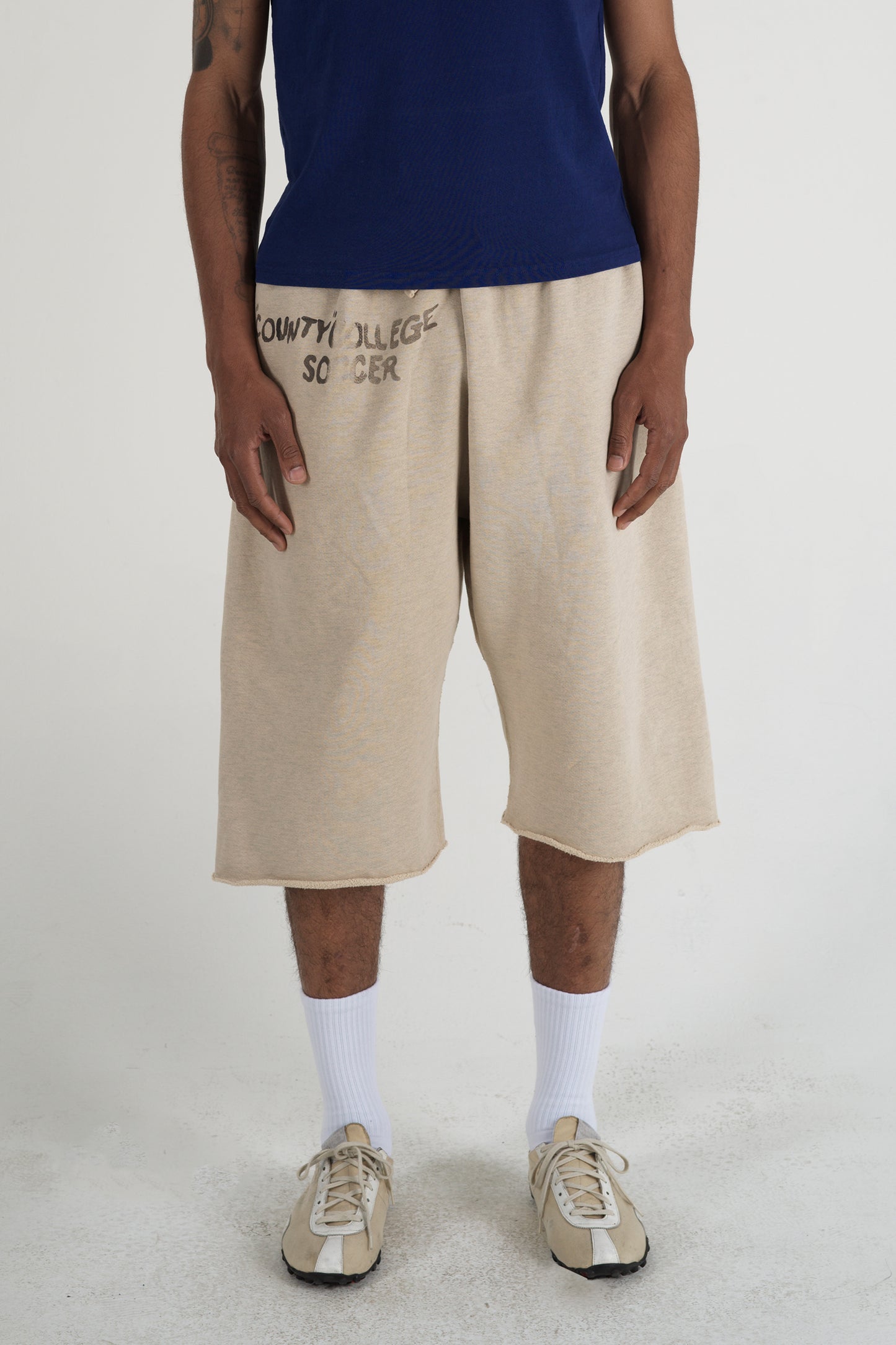 County College Soccer 3/4 Short