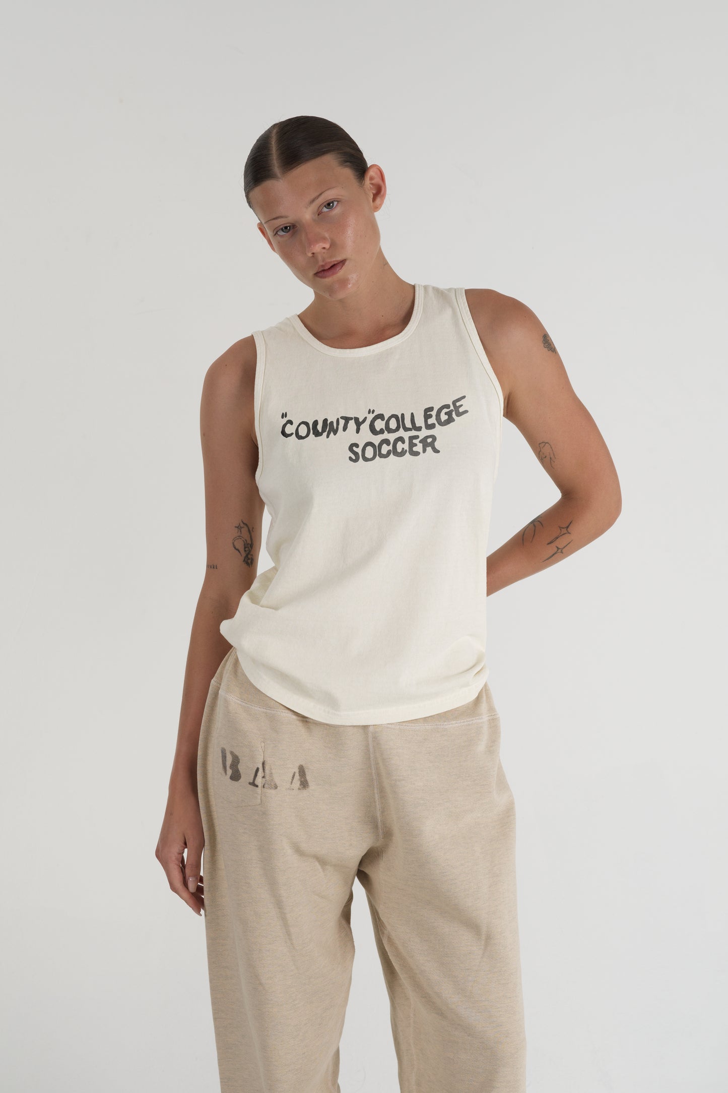 Women's County College Soccer Tank Top