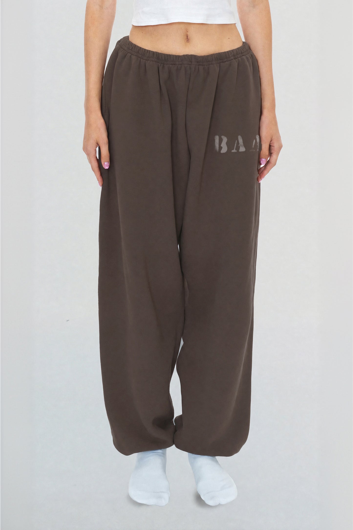 Core Washed Brown Sweatpants