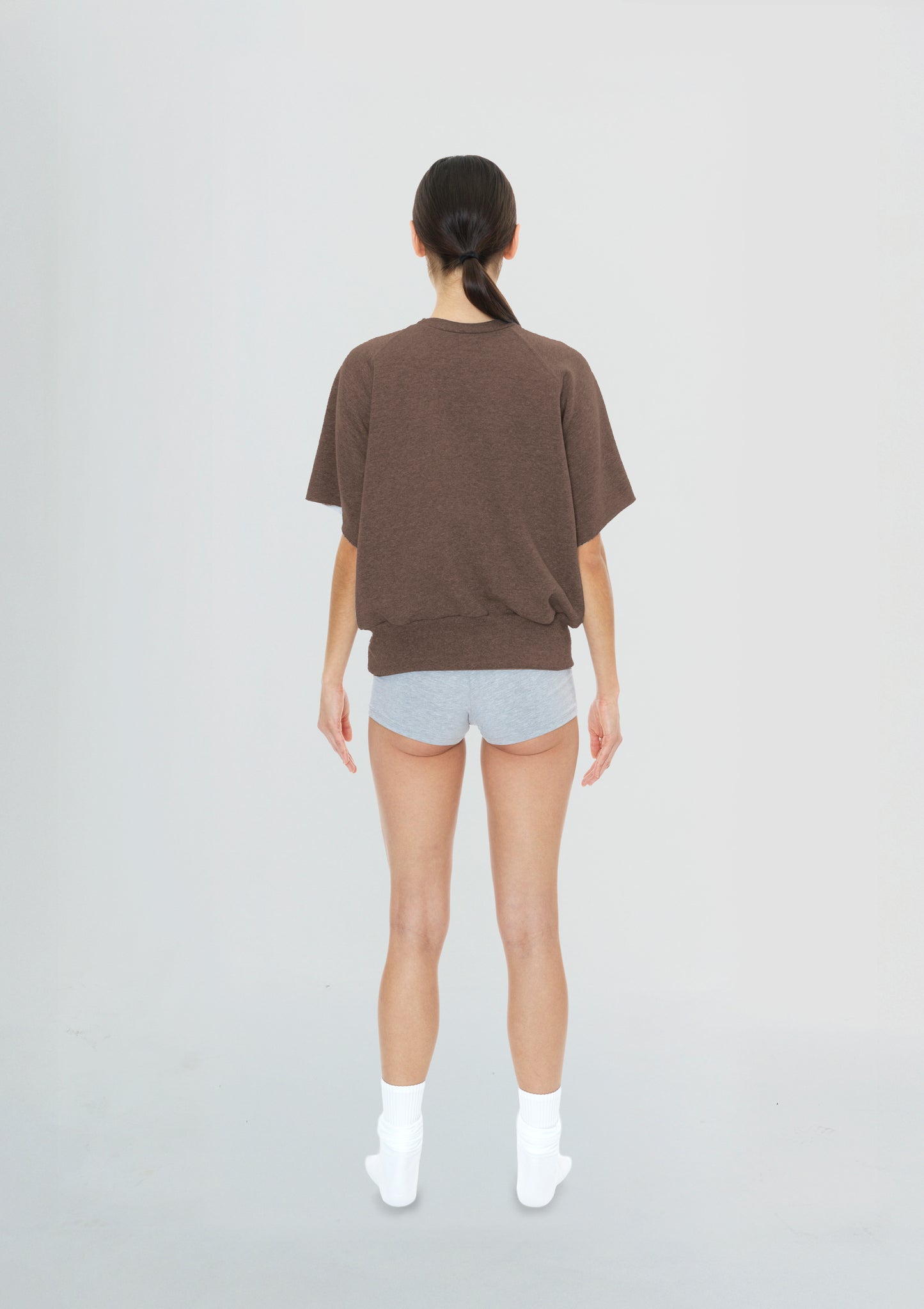 Women's Raglan Washed Brown