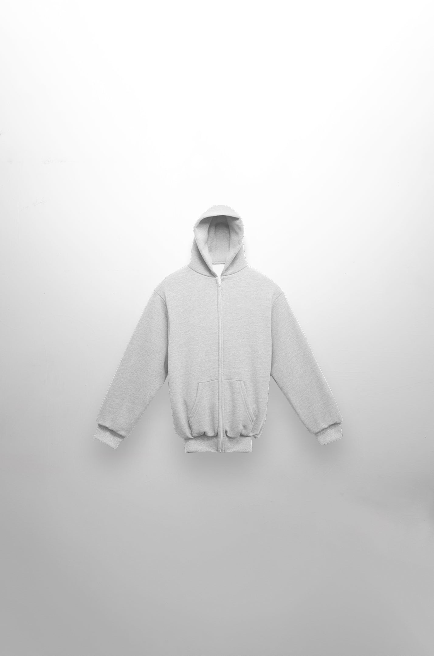 Women's Zipup Light Grey