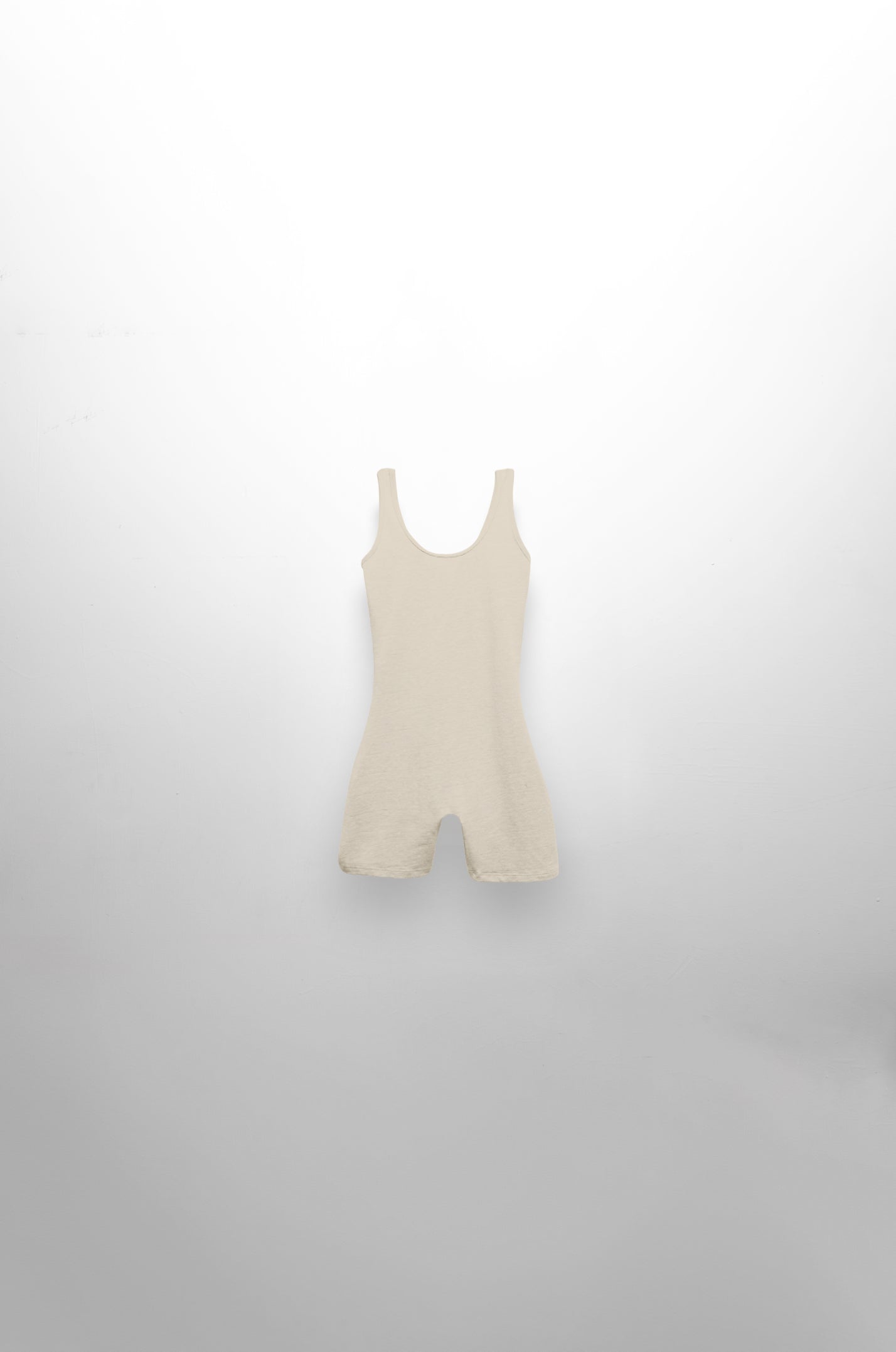 Mid-Thigh Onesie Dirty White