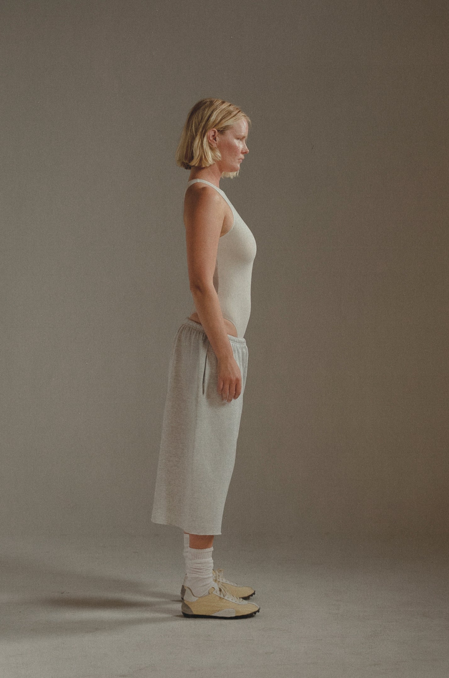 Women's Signature 3/4 Shorts Light Grey