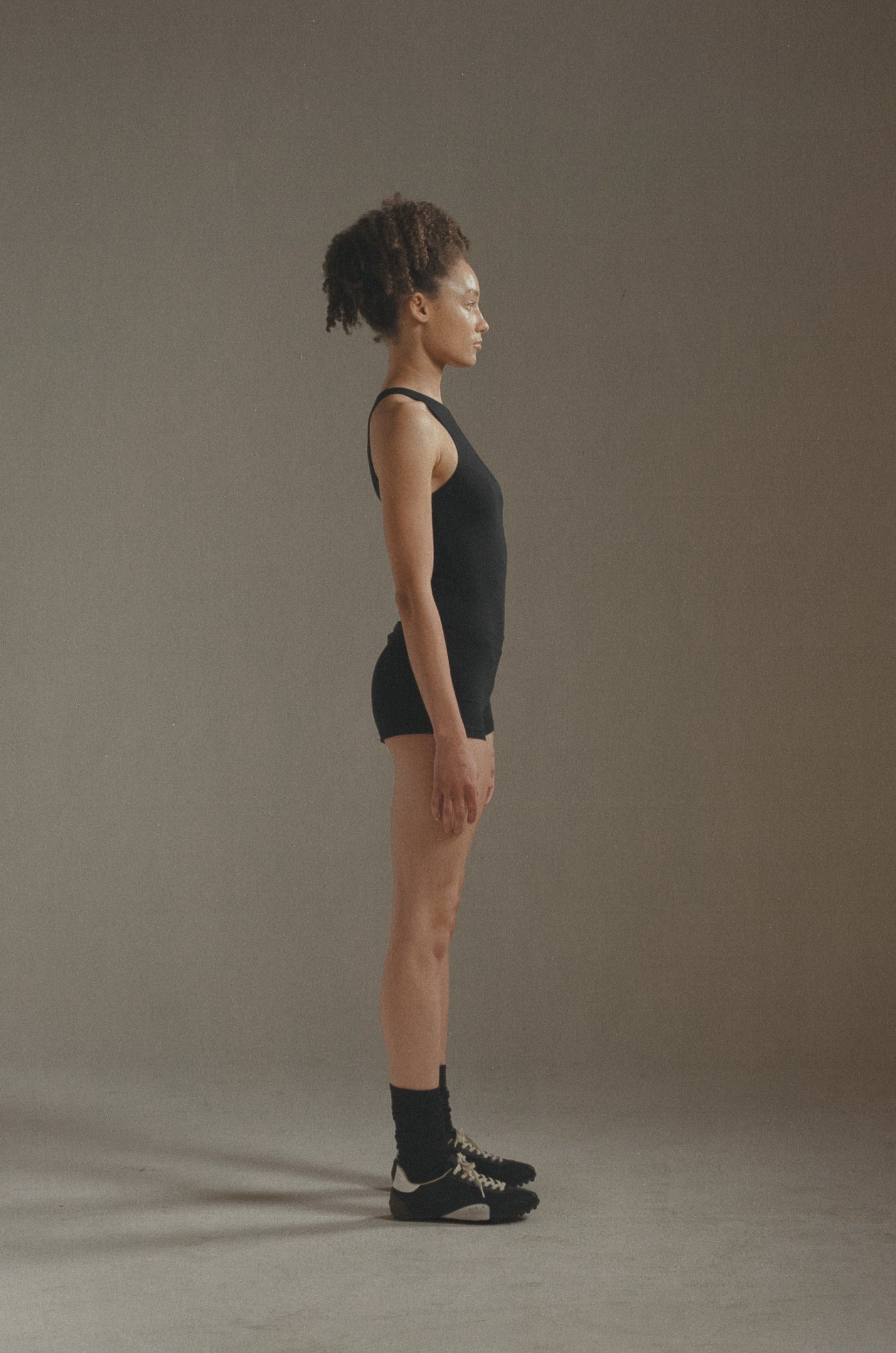 High Neck Body Suit Black