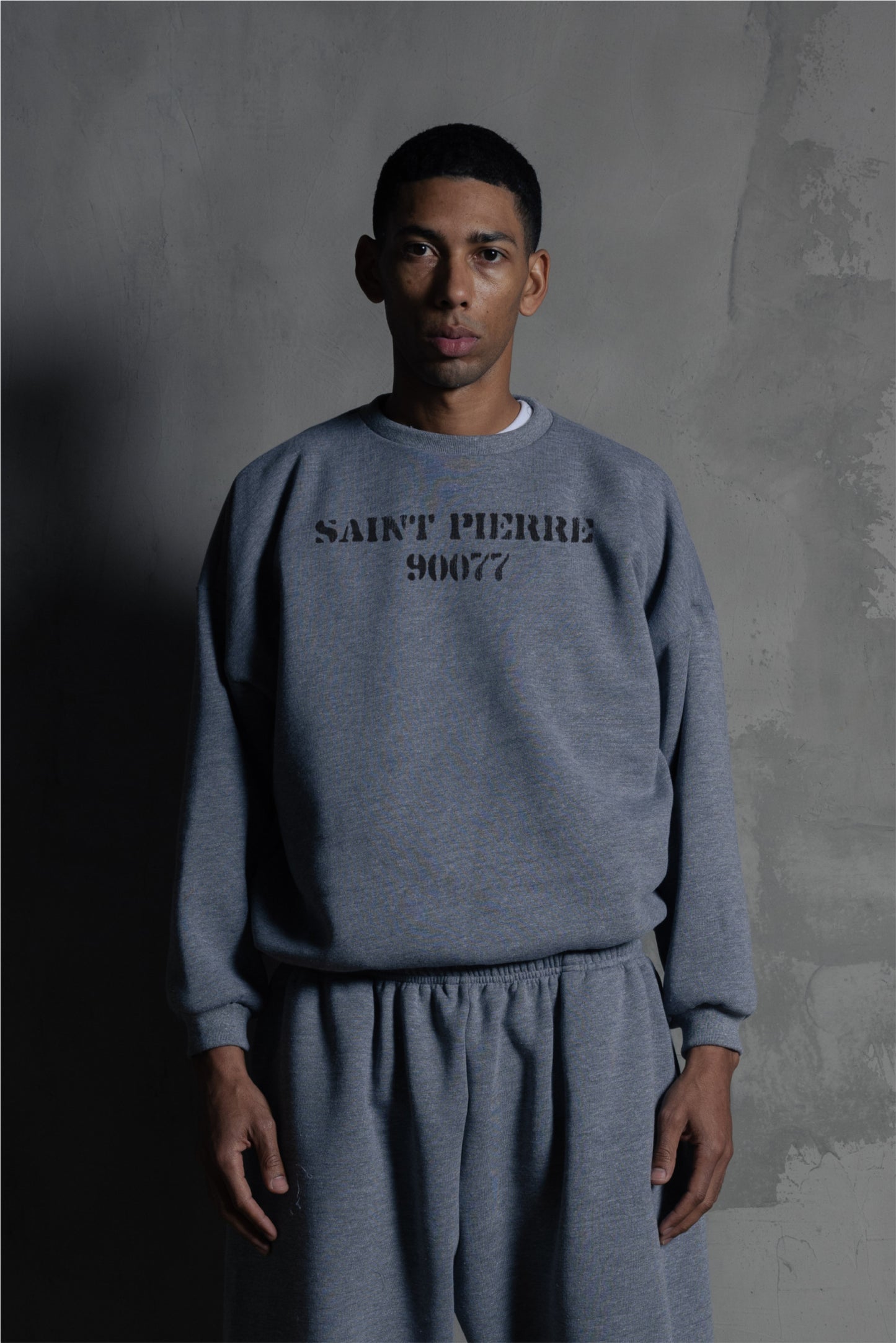 Men's Crewneck Saint Pierre Grey