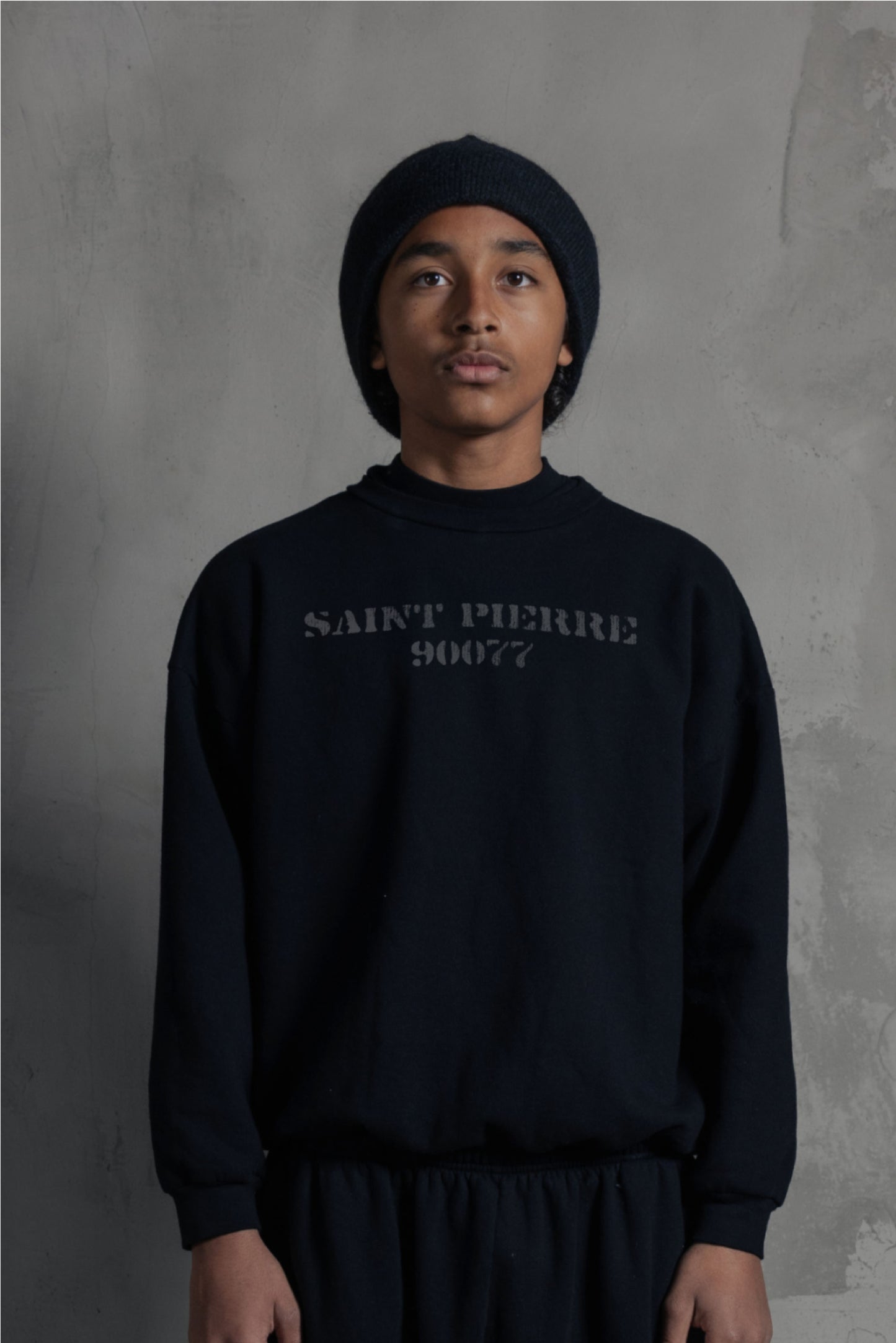 Men's Crewneck Saint Pierre Black