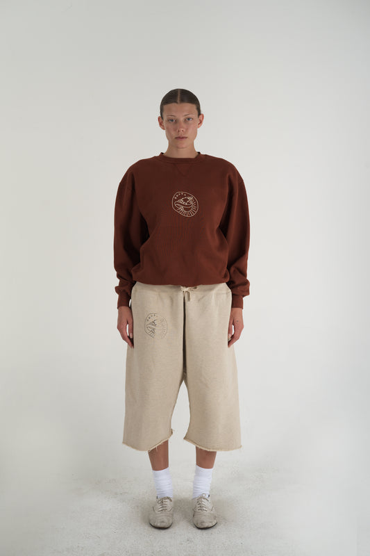 Women's Eagle Crewneck Rust