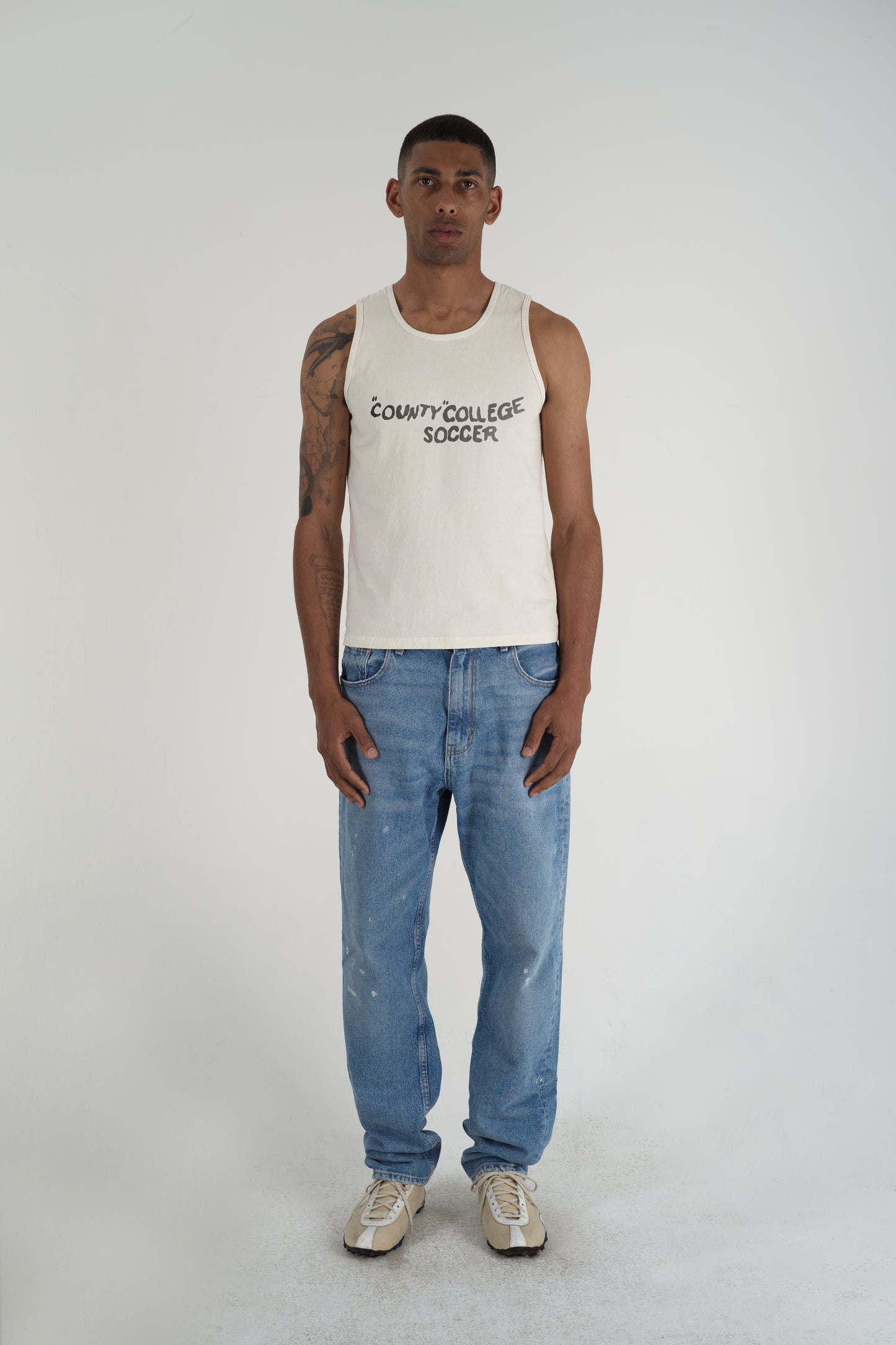 Men's County College Soccer Tank Top
