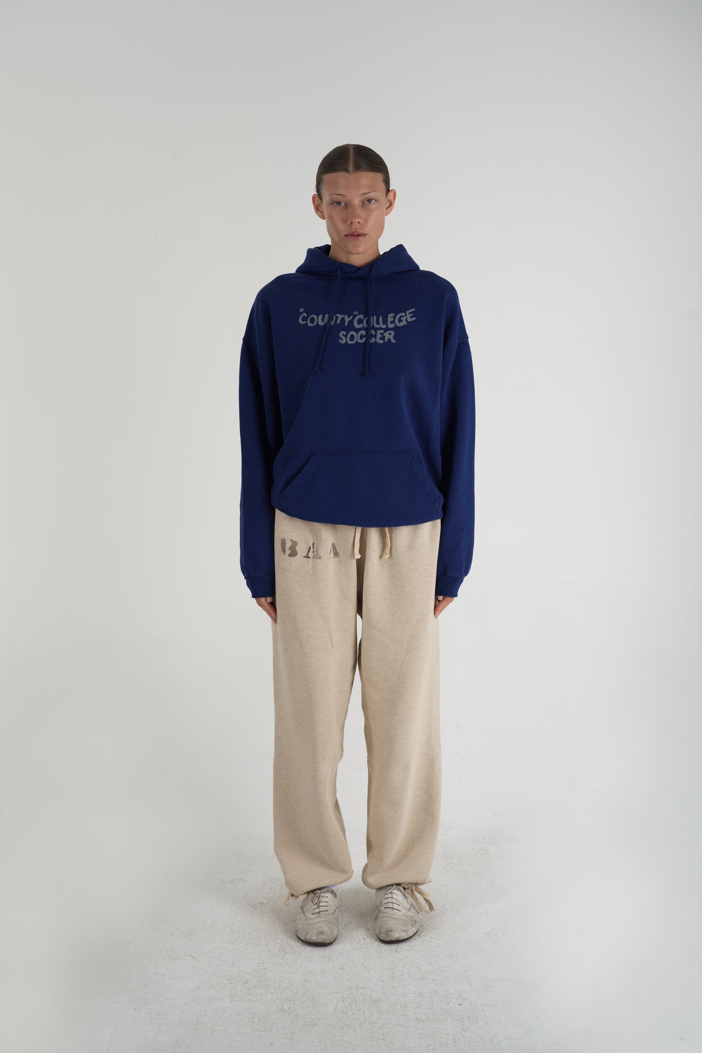 County College Soccer Pullover Blue