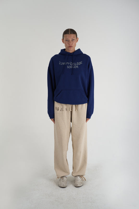 Women's County College Soccer Pullover Blue
