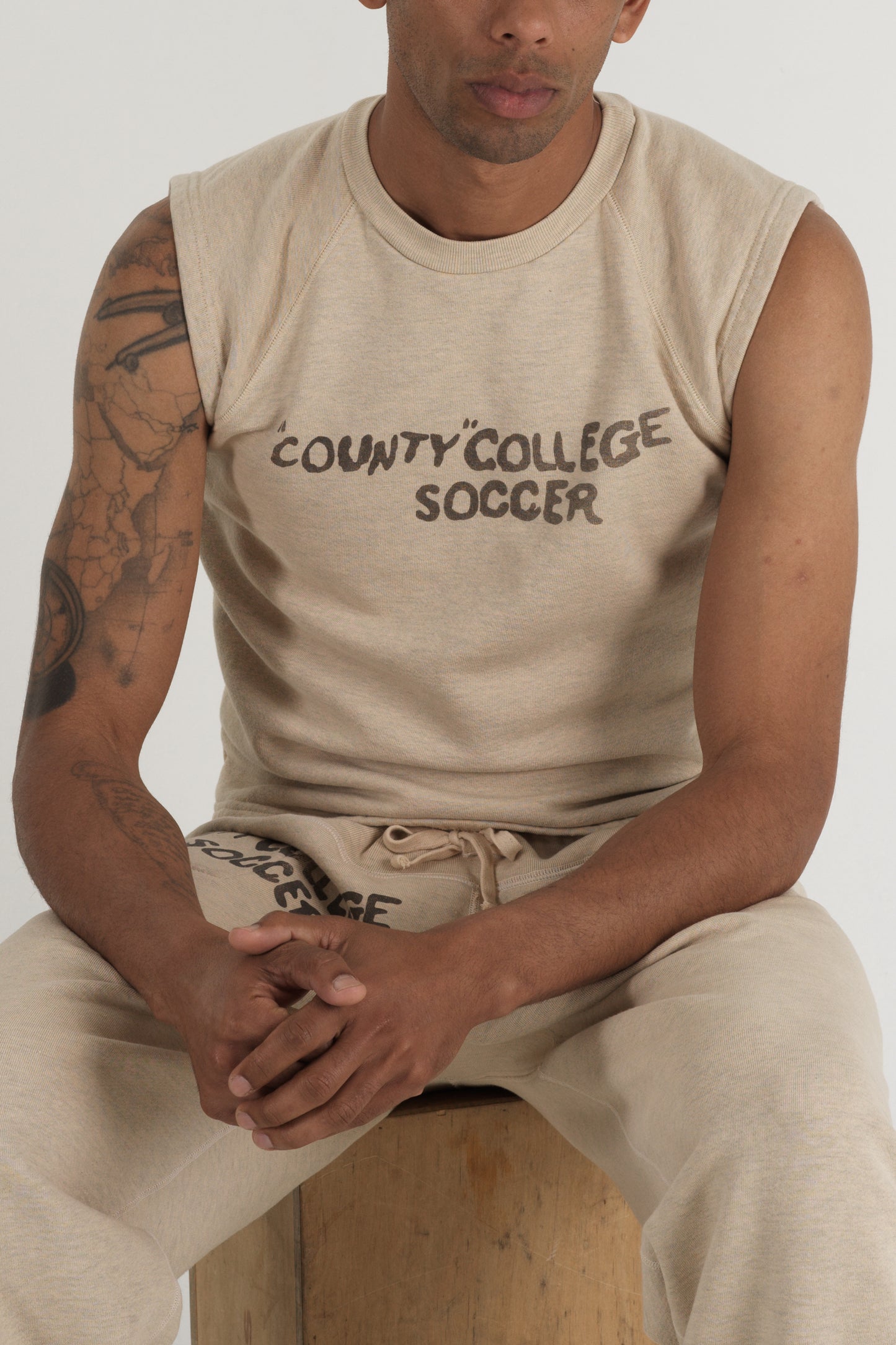 County College Soccer Sleeveless Top