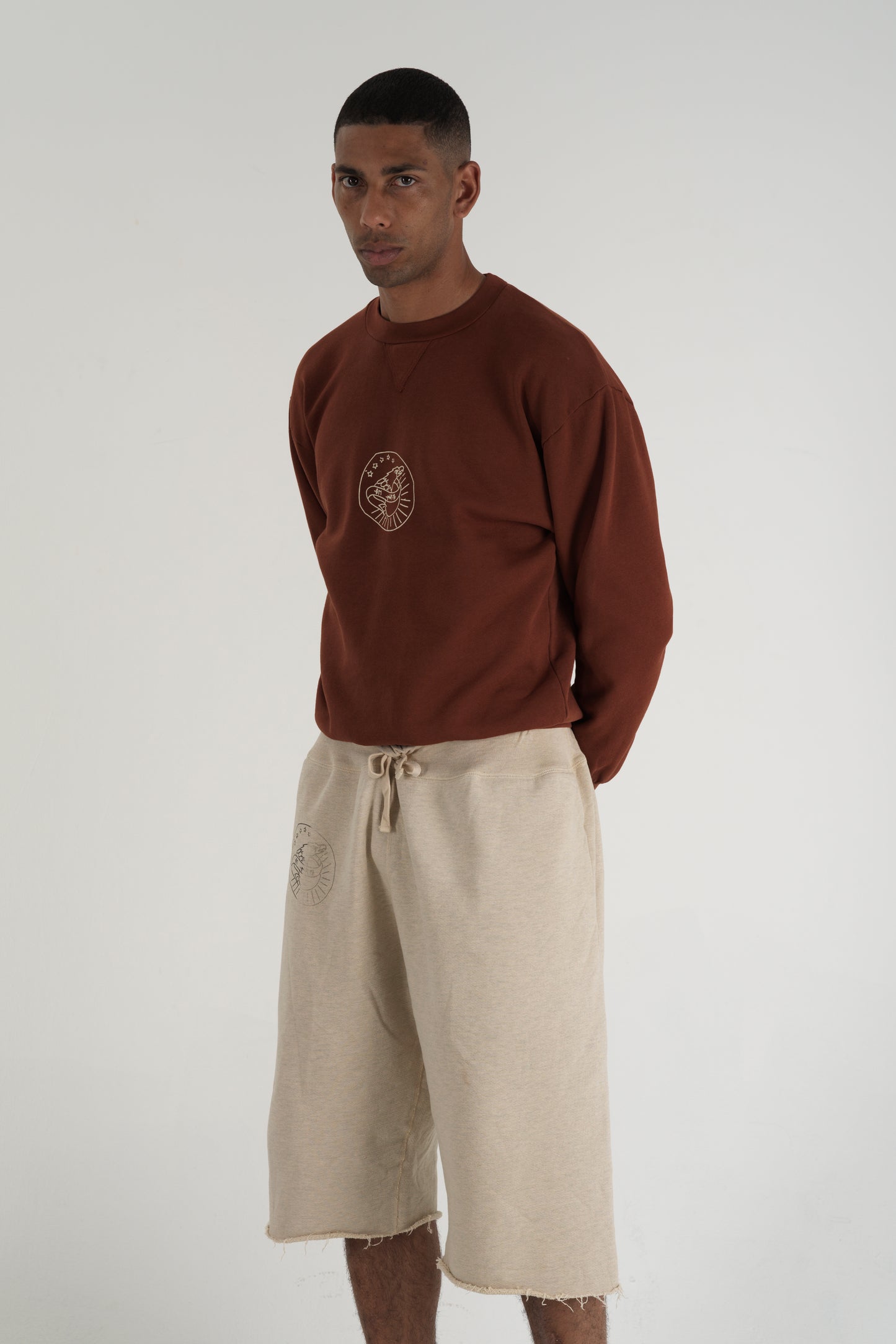 Men's Eagle Crewneck Rust
