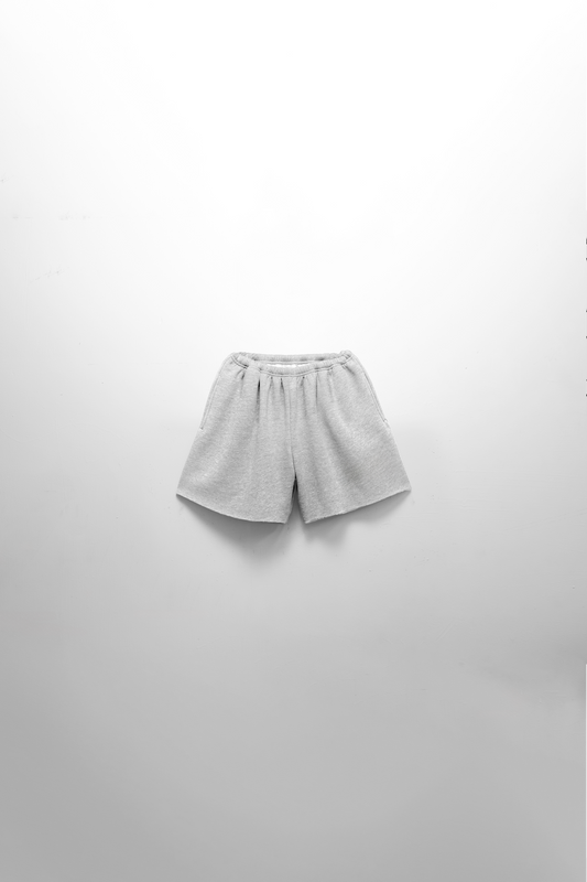 Men's Cropped Shorts Light Grey