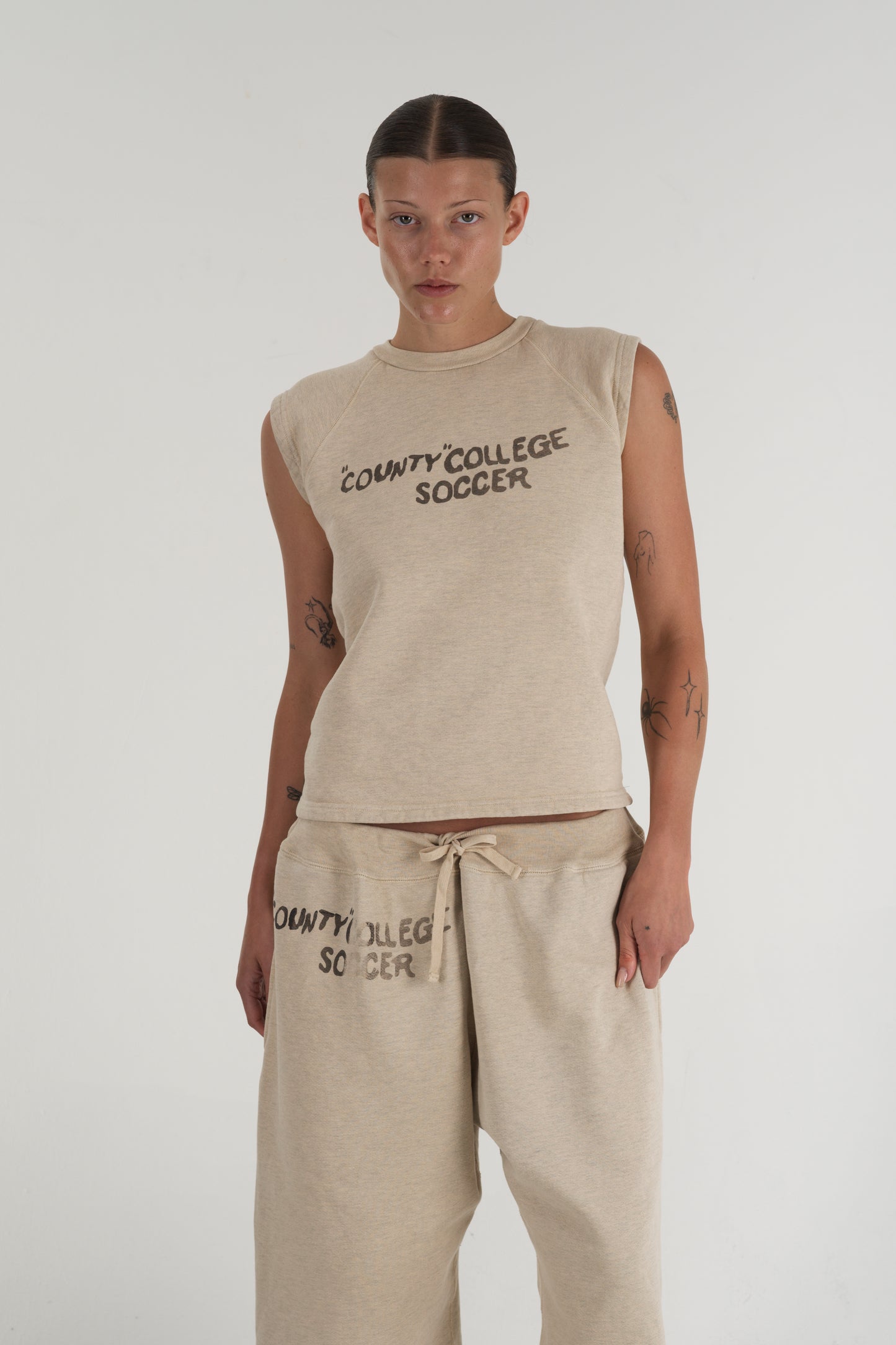 County College Soccer Sleeveless Top