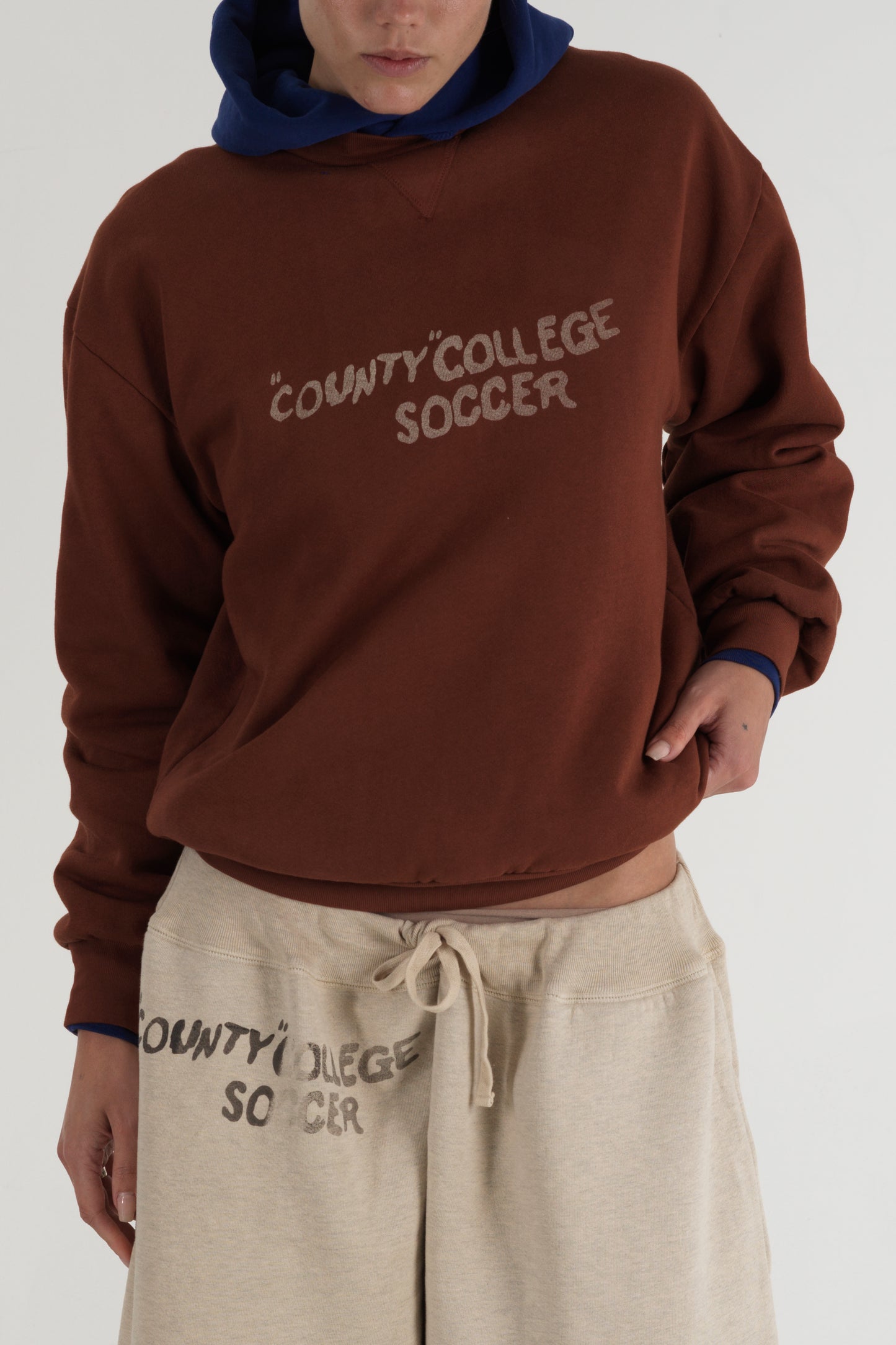 County College Soccer 3/4 Short