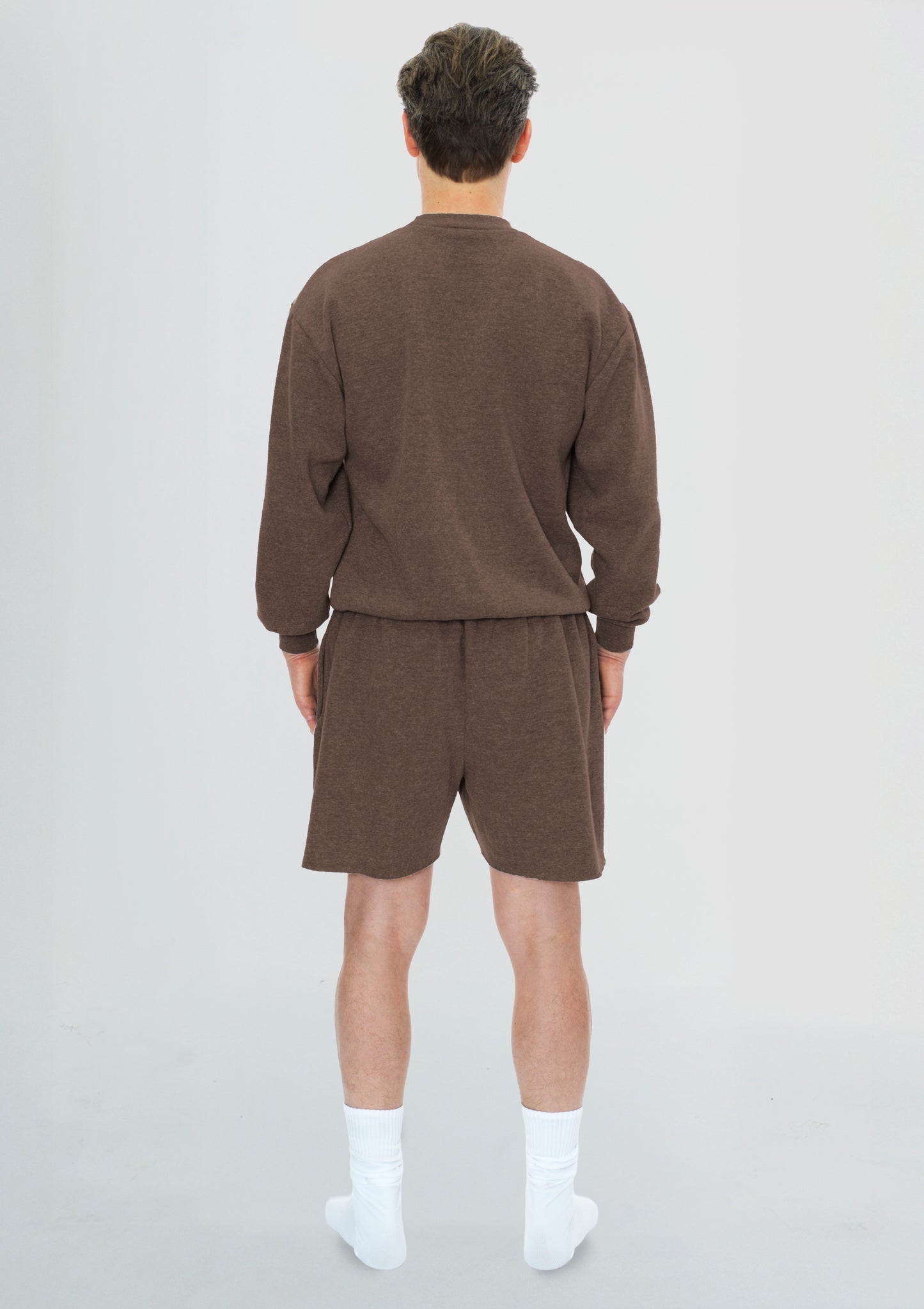 Men's Crewneck Washed Brown