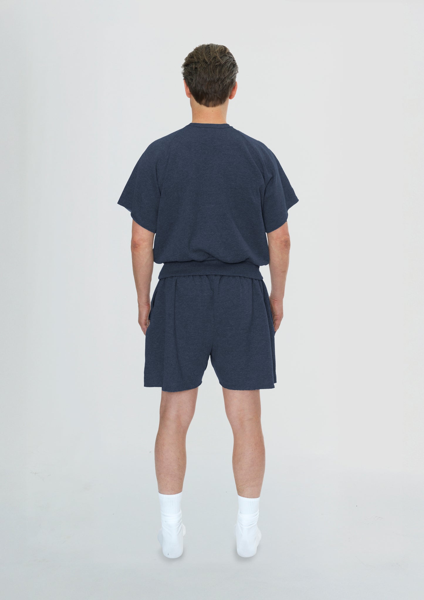 Men's Cropped Shorts Navy