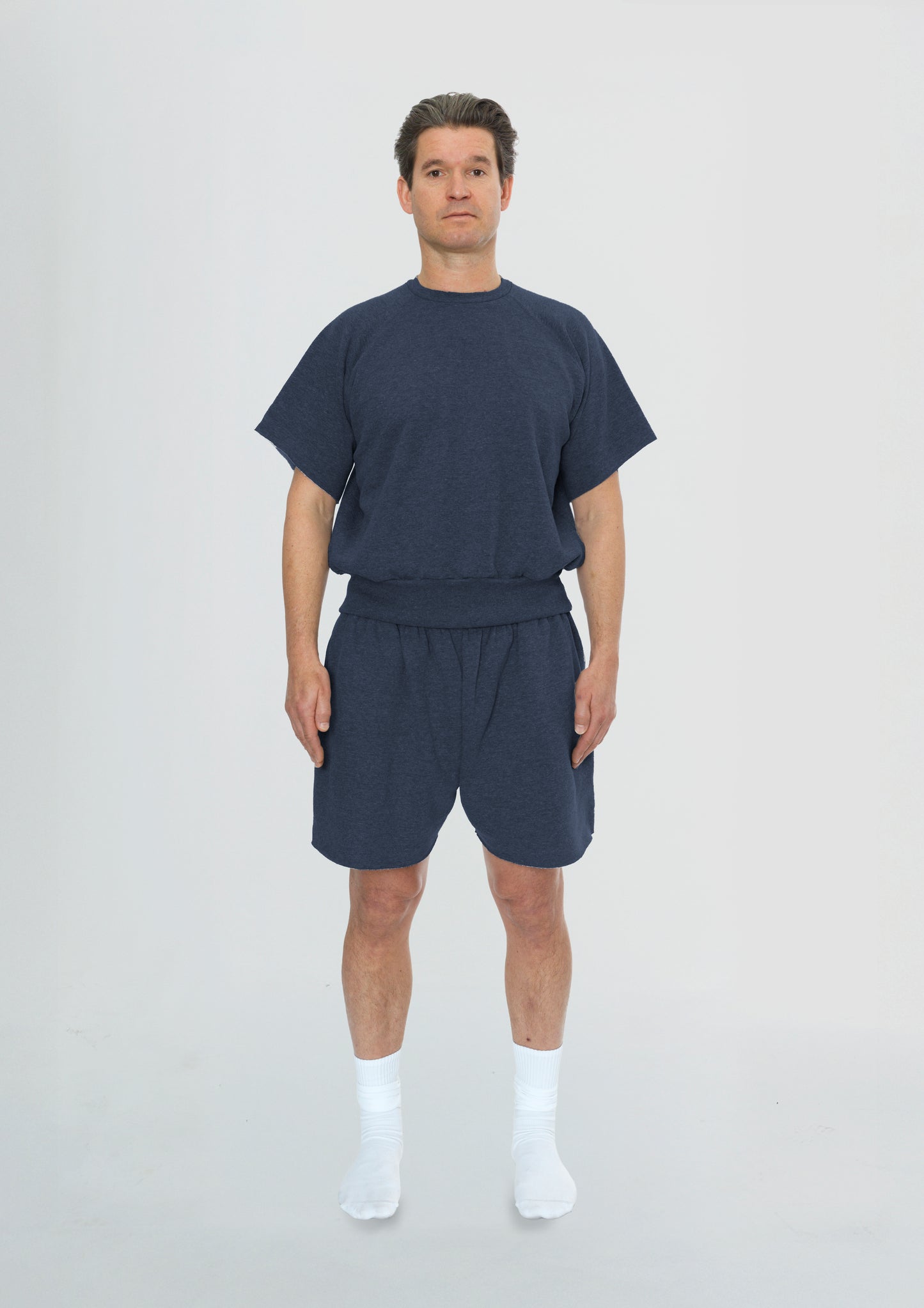 Men's Cropped Shorts Navy