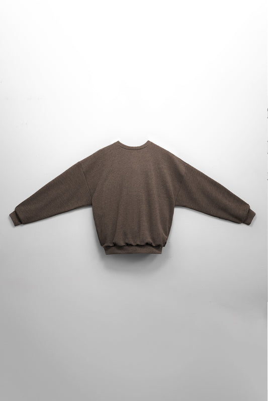 Men's Crewneck Washed Brown