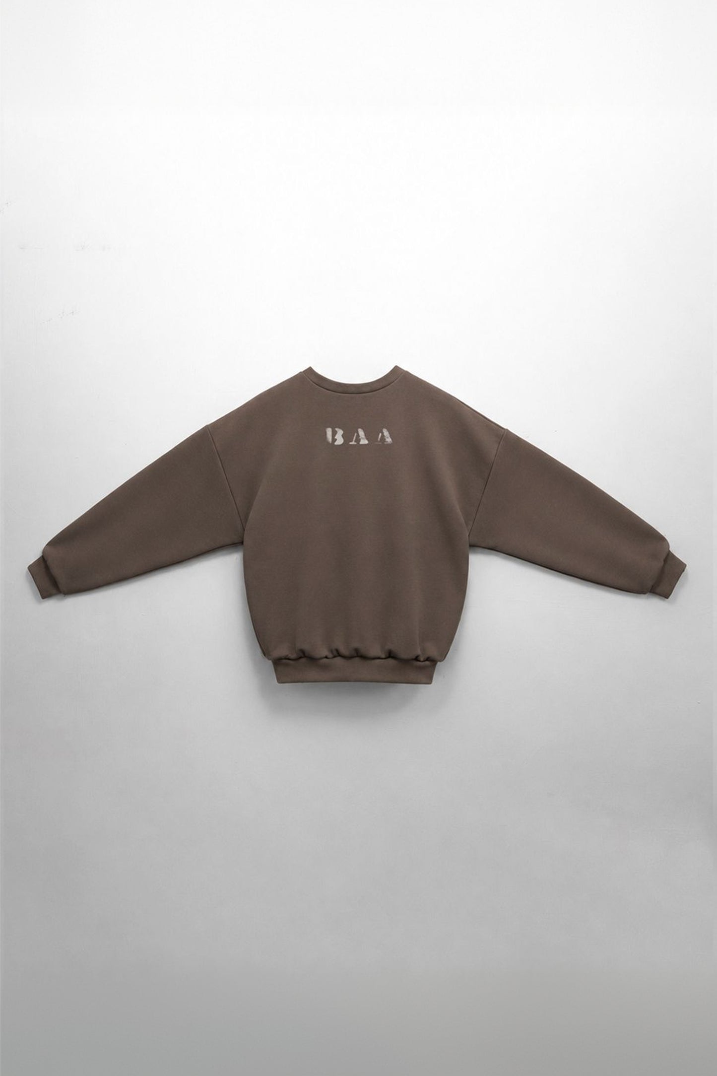 Core Washed Brown Crewneck