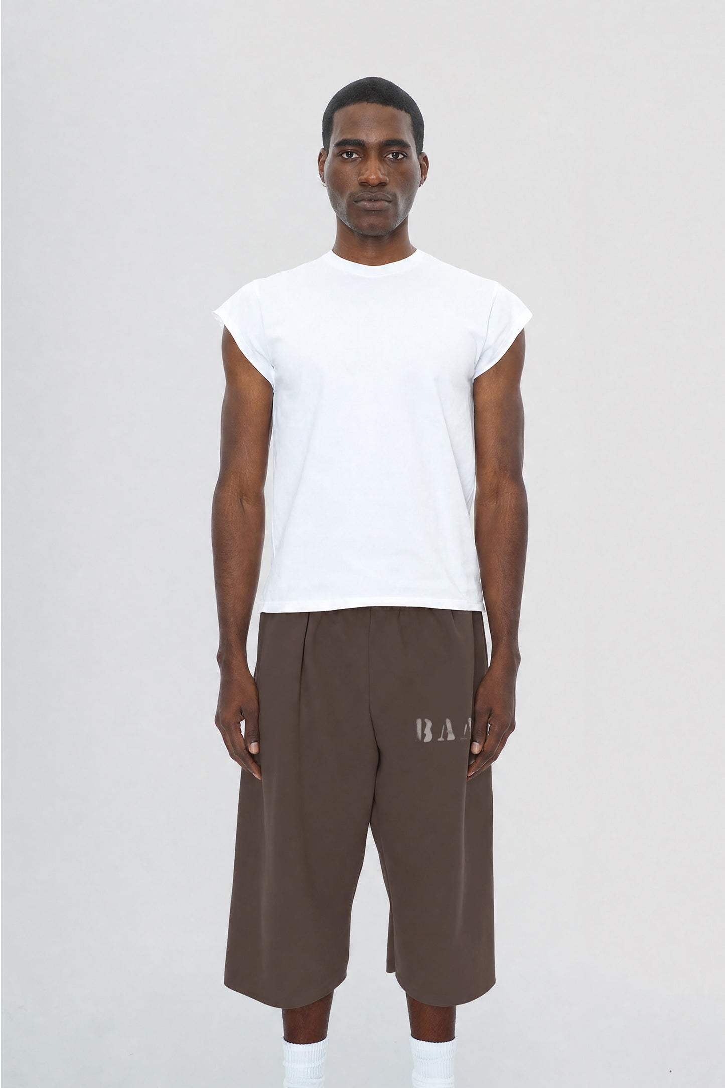 Core Washed Brown 3/4 Shorts