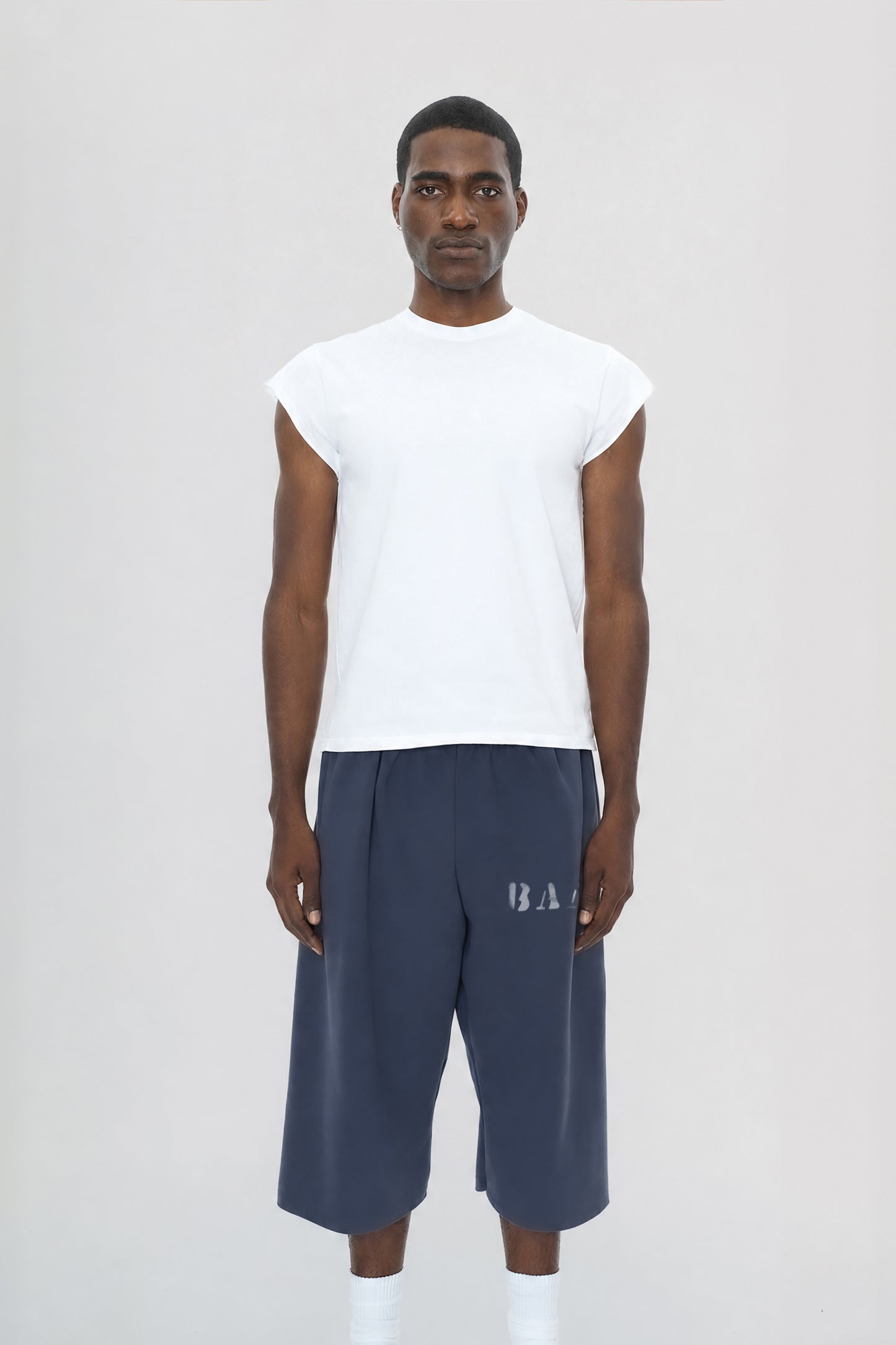 Core Navy 3/4 Shorts