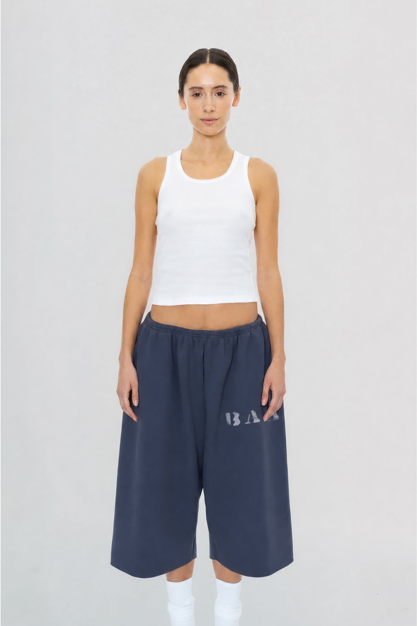 Core Navy 3/4 Shorts