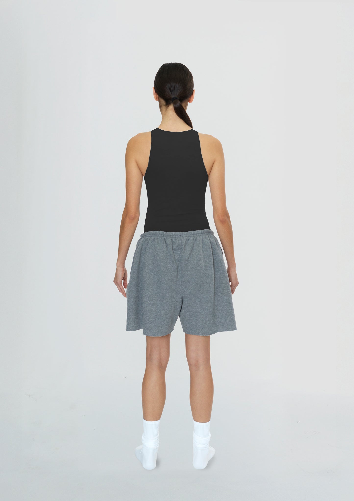 High Neck Body Suit Black