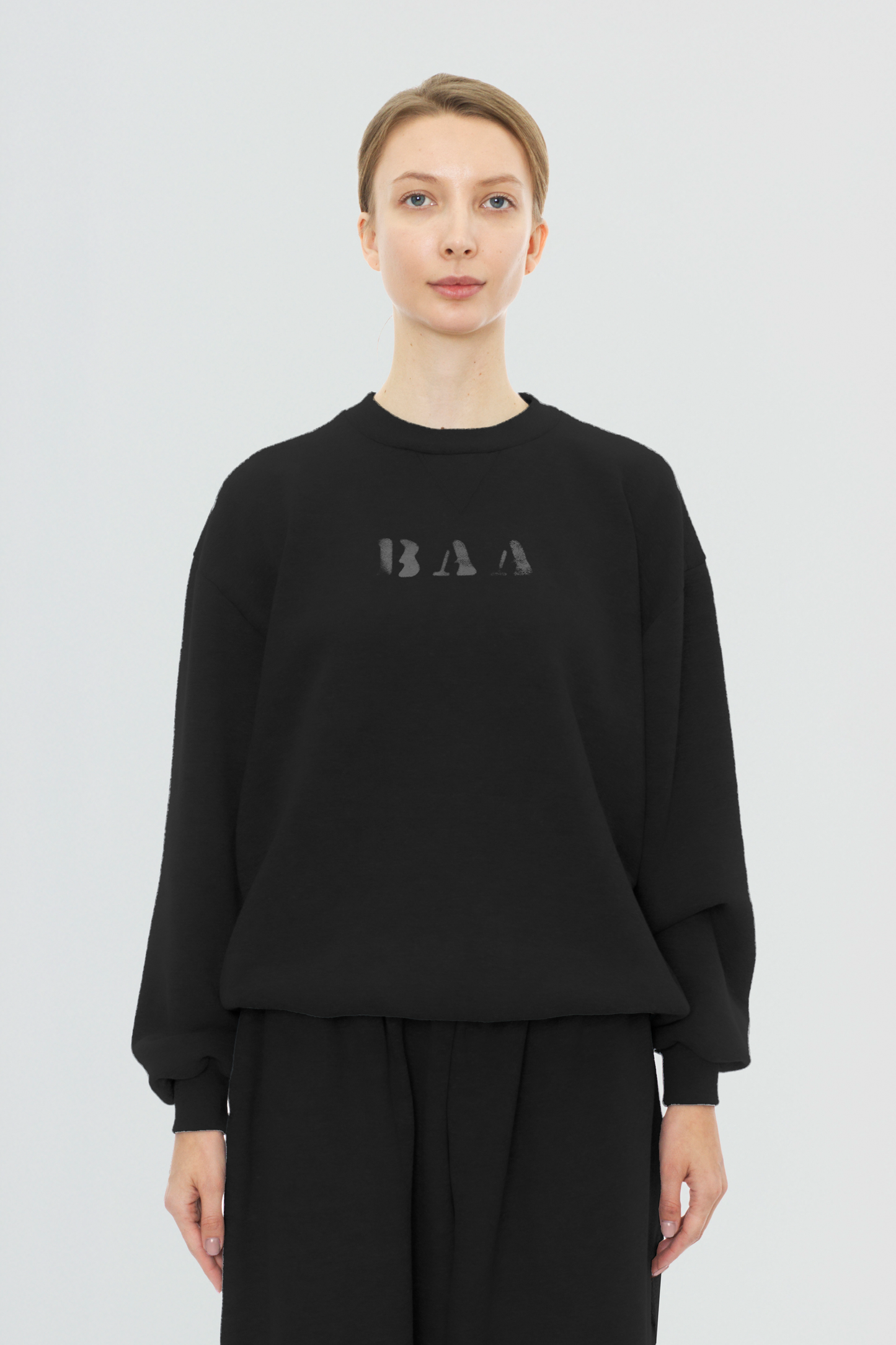 Core Black Crewneck