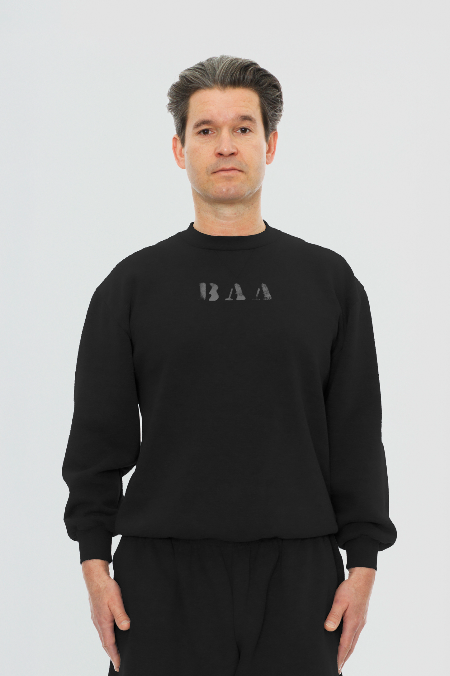 Core Black Crewneck
