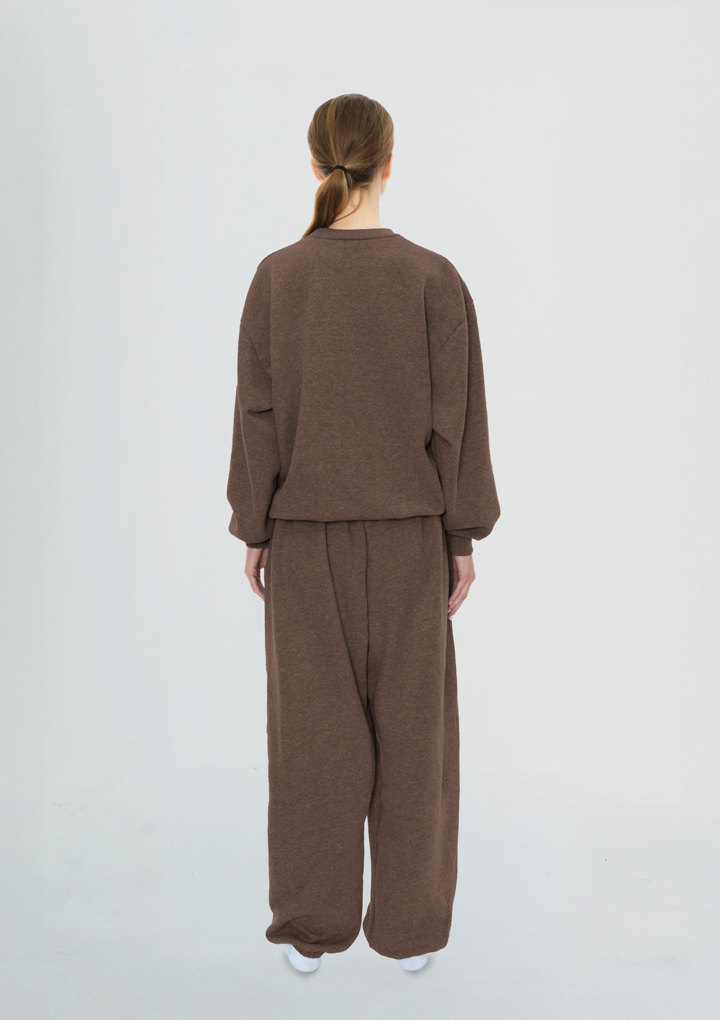 Women's Crewneck Washed Brown