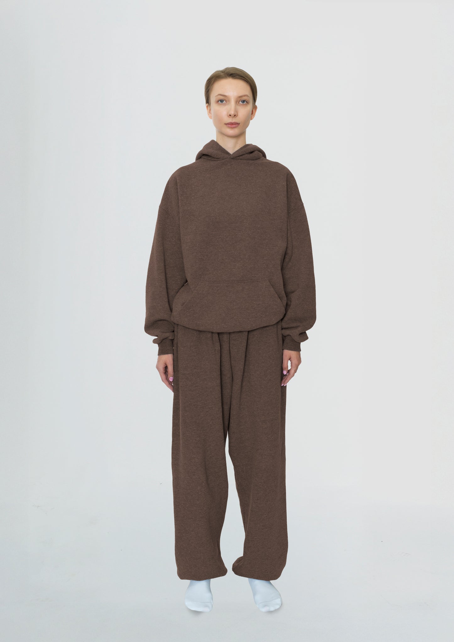 Women's Pullover Washed Brown