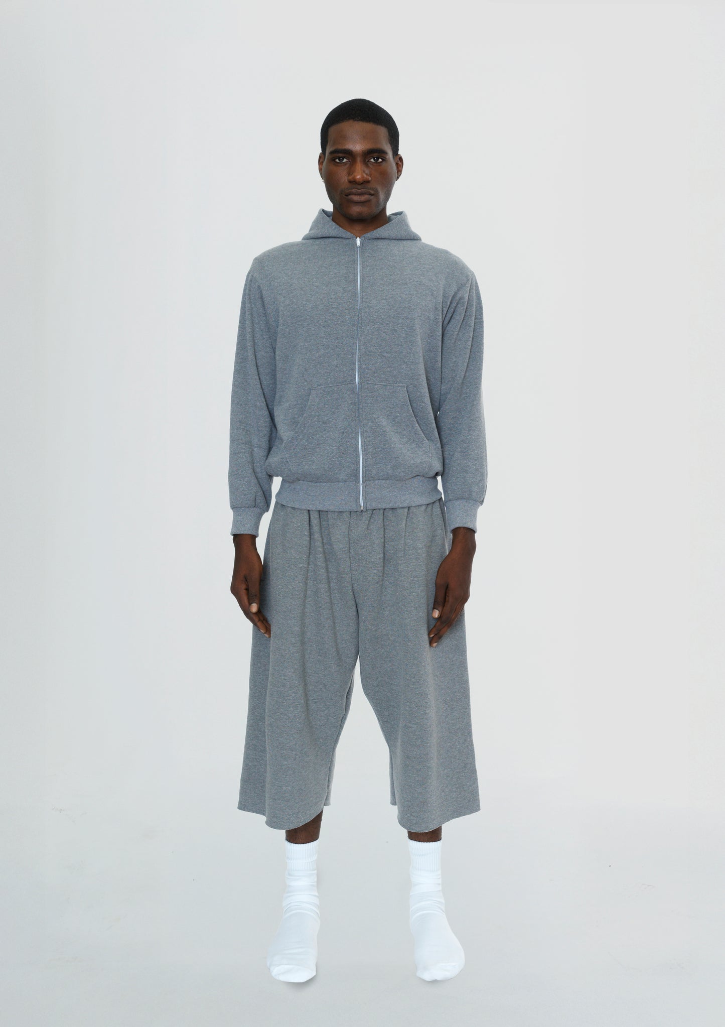 Men's Zip Up Grey