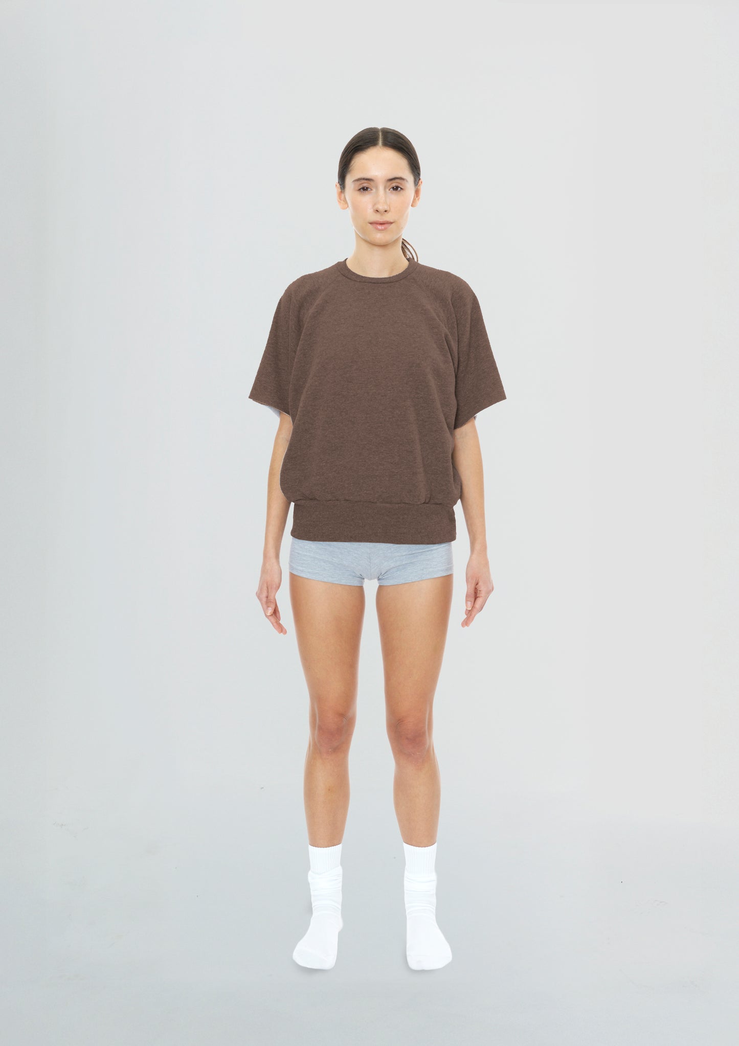 Women's Raglan Washed Brown