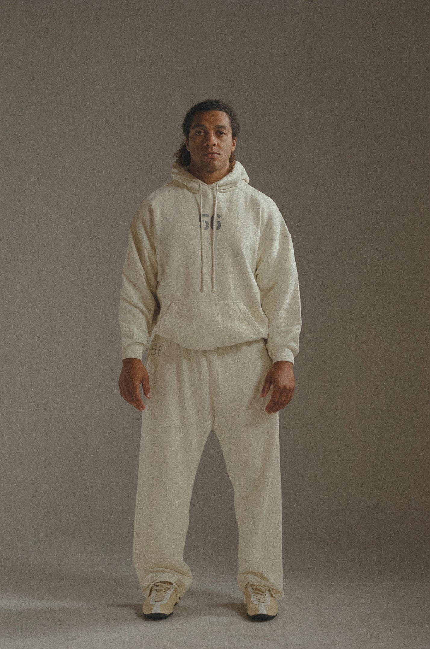 Men's 56 Straight Sweats Dirty White