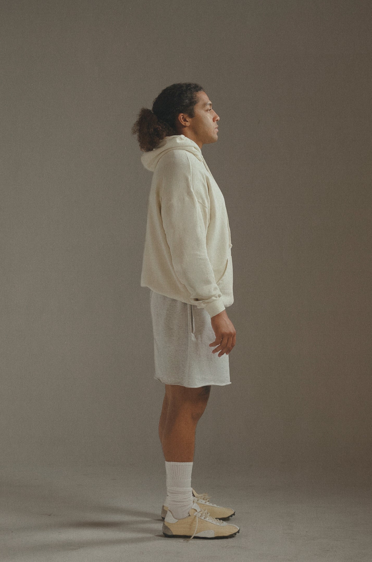 Men's 56 Oversized Hoodie Dirty White