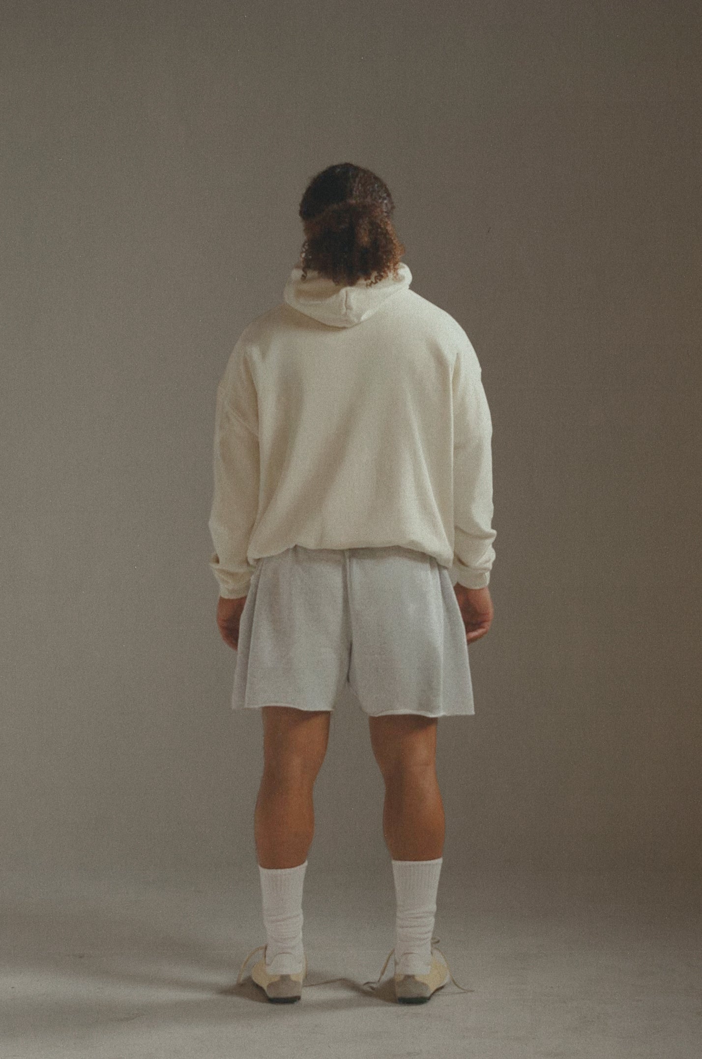Men's 56 Oversized Hoodie Dirty White