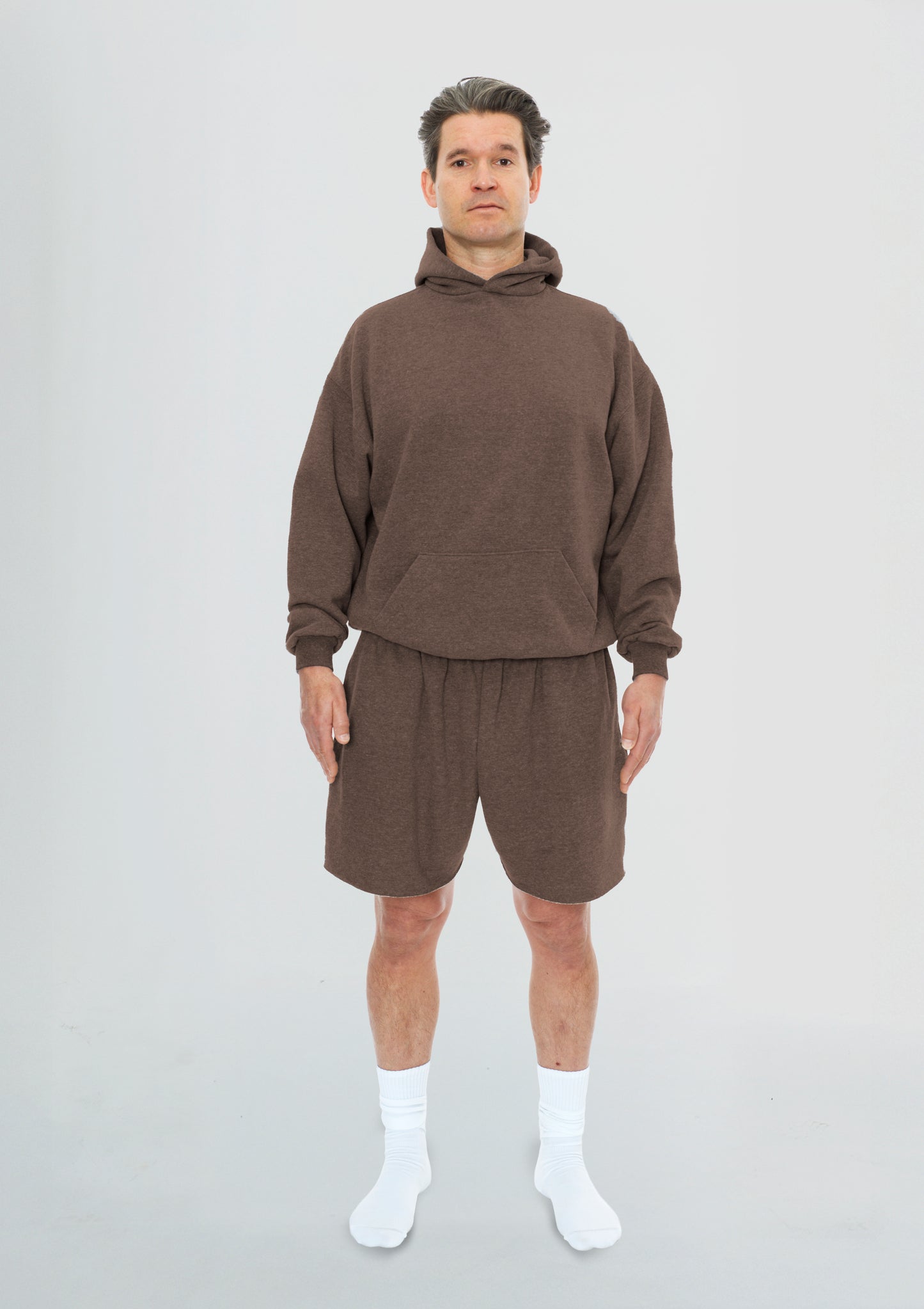 Men's Pullover Washed Brown