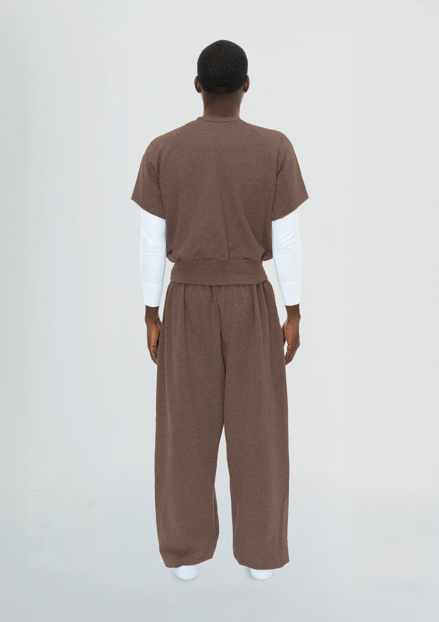 Men's Raglan Washed Brown