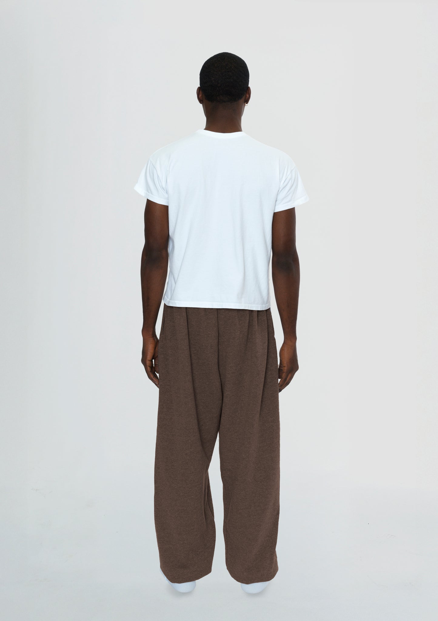 Men's Sweatpants Washed Brown