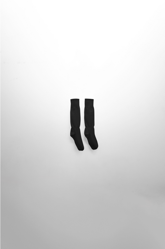 Women's TUBE SOCKS Black (Pack of 3)