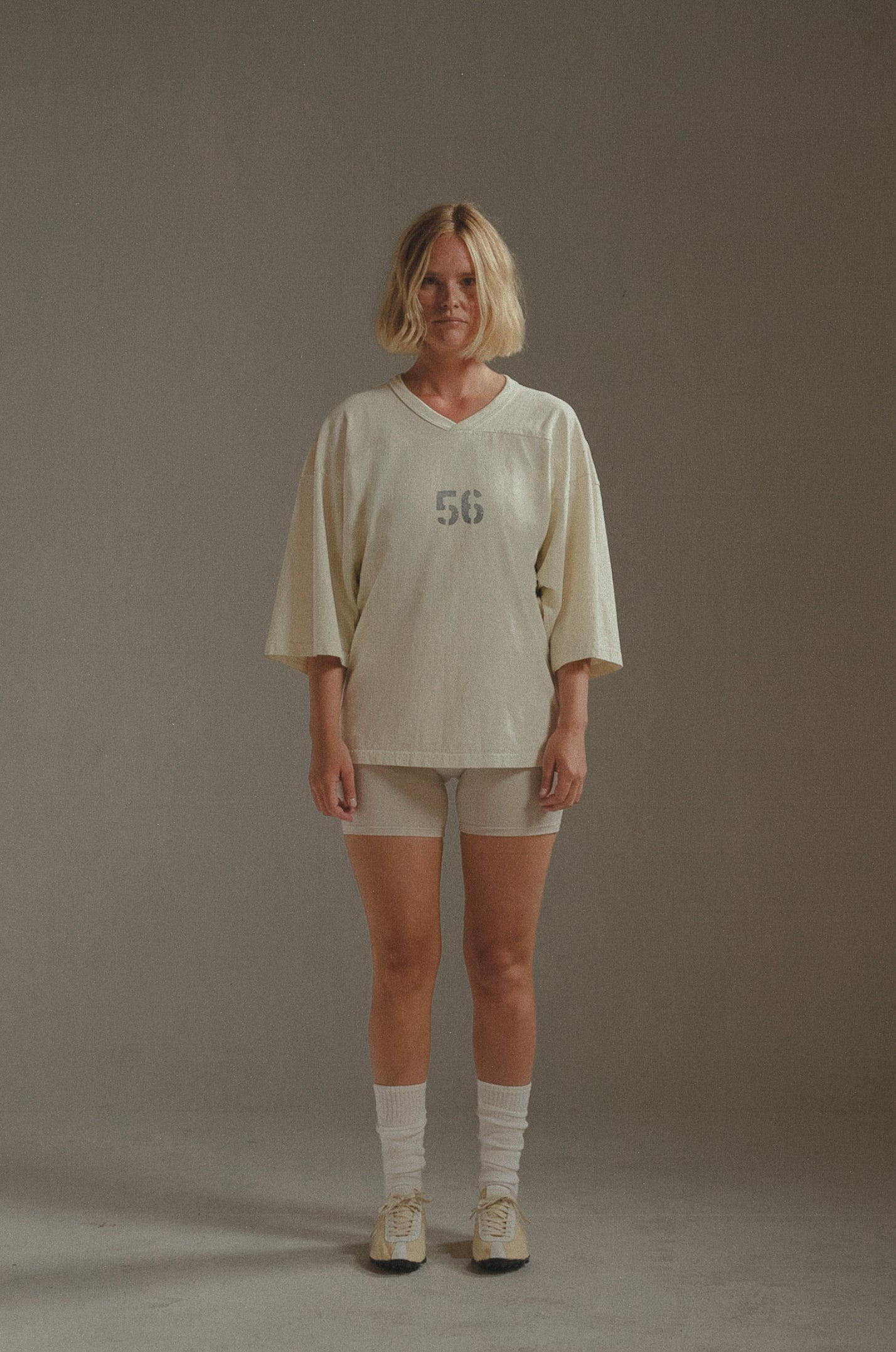 Women's 56 Ss Jersey Dirty White