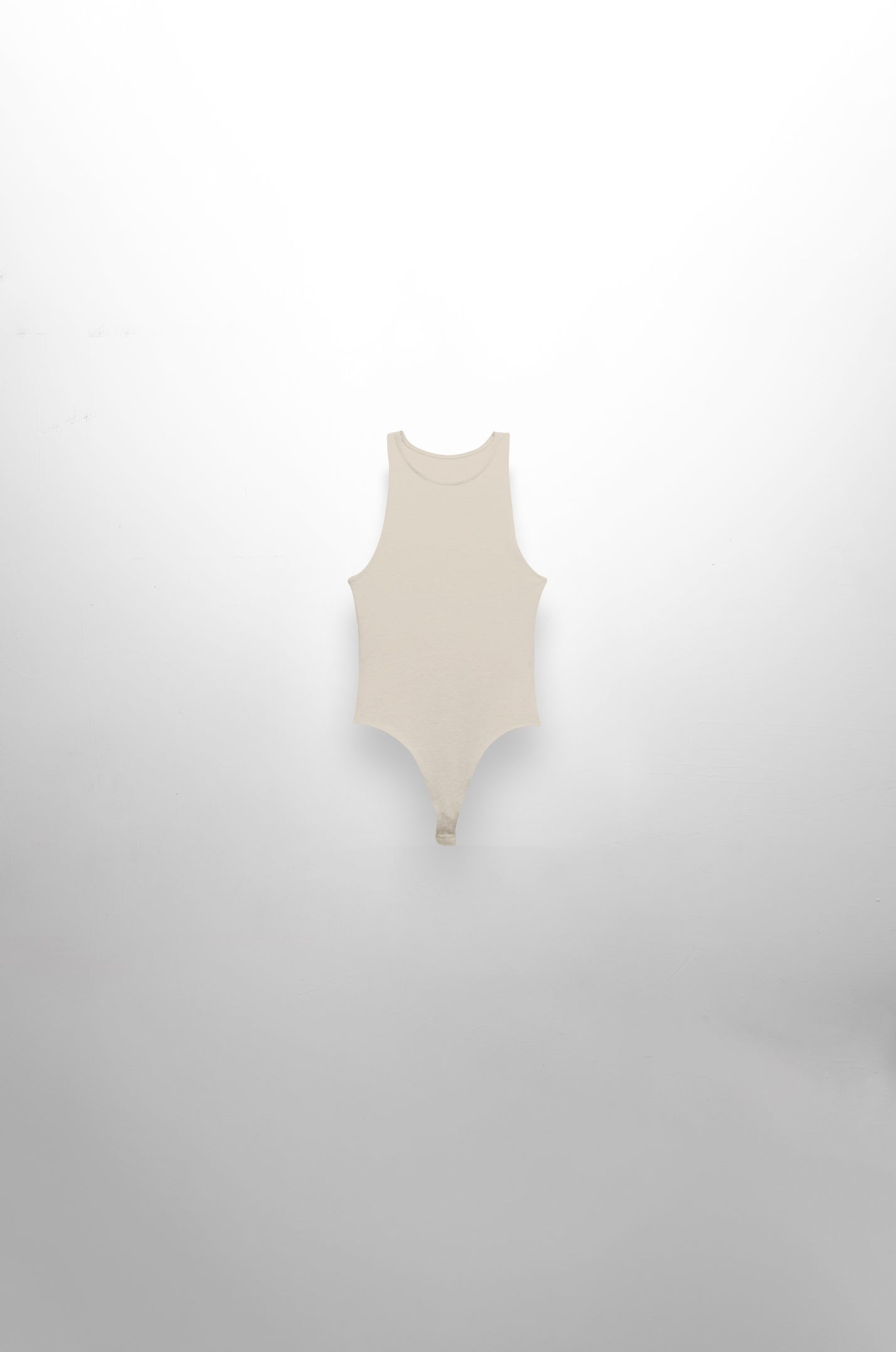 High Neck Body Suit Dirty White