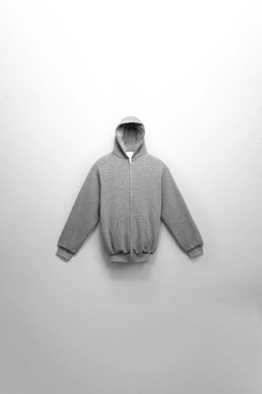 Men's Zip Up Everyday Grey