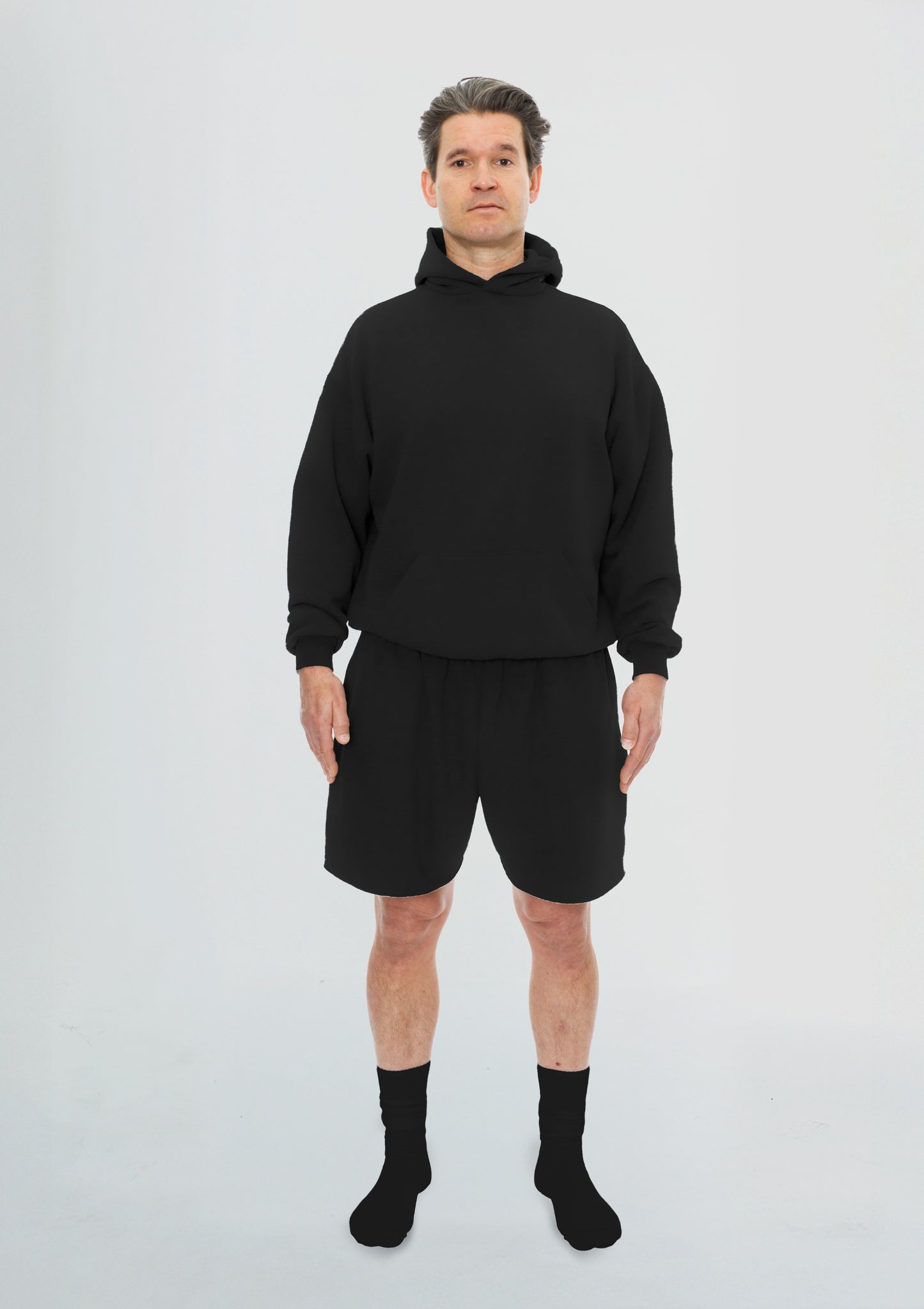 Men's TUBE SOCKS Black (Pack of 3)