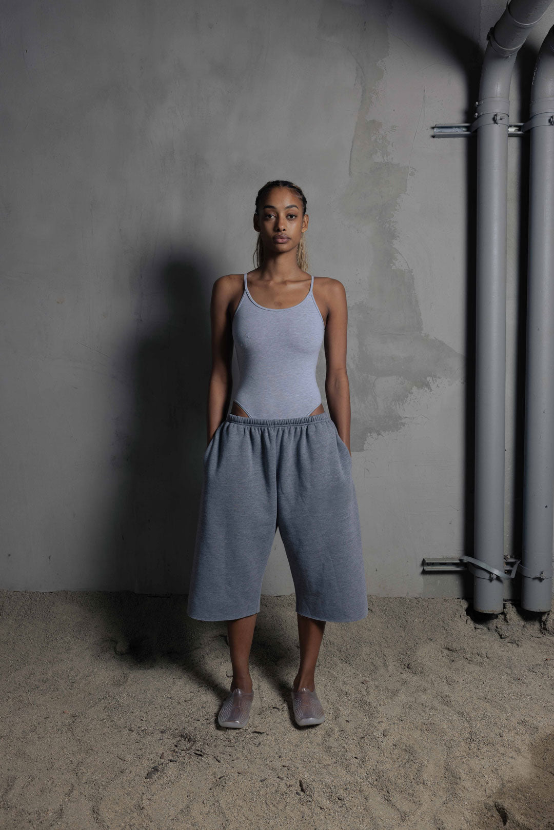 Women's 3/4 Shorts Everyday Grey