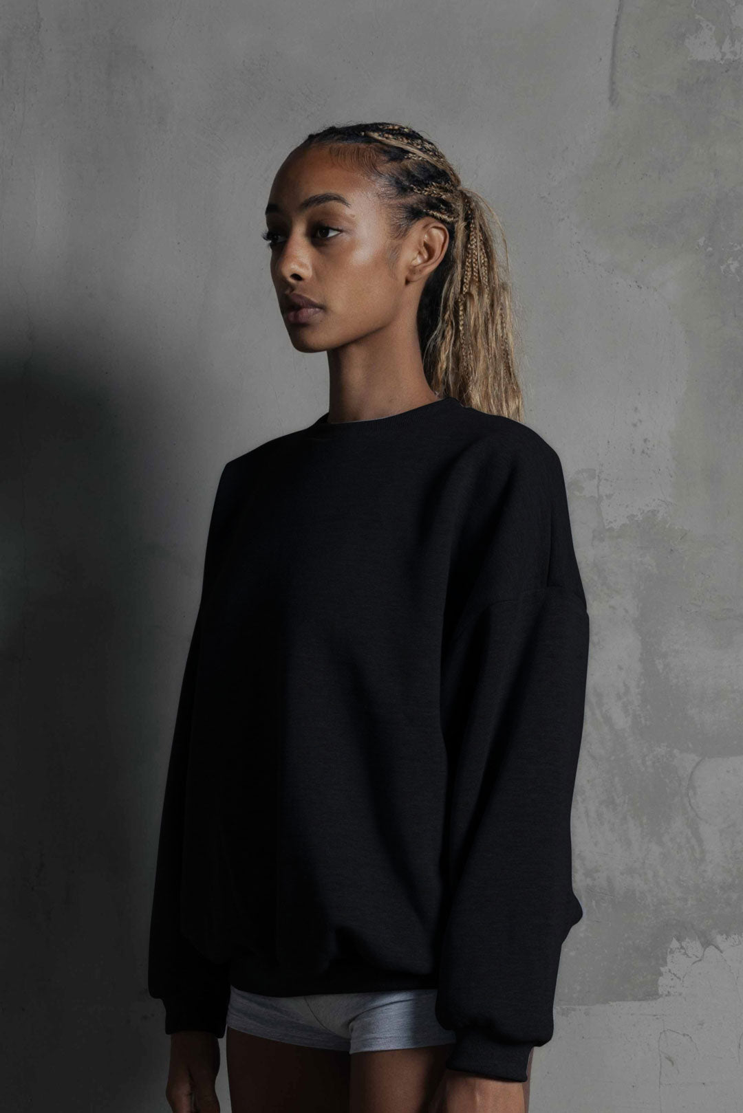 Women's Crewneck Everyday Black